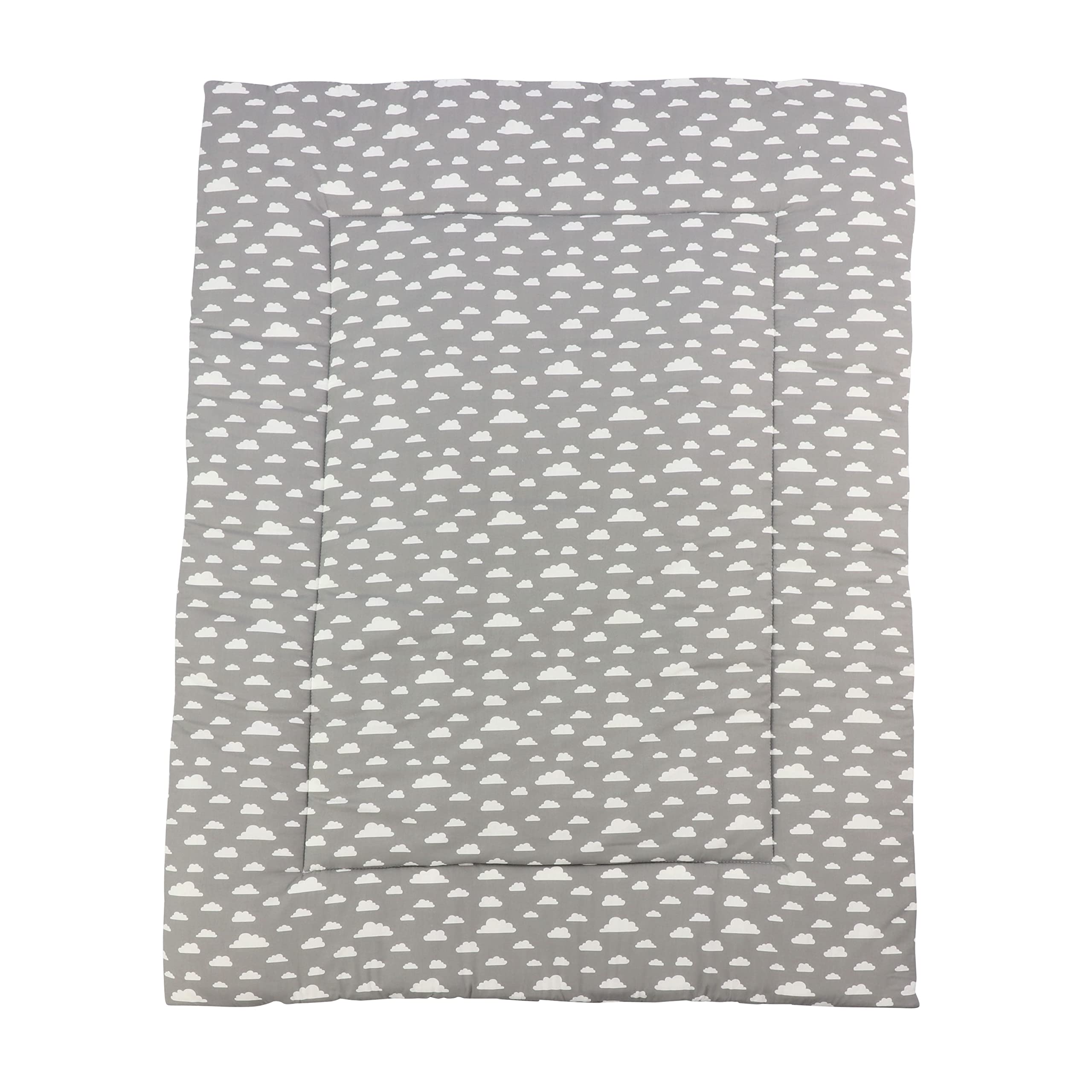 puckdaddy-krabbeldecke-clara-grau-mit-wei-en-wolken-140x100-cm-baumwolle-wendeba image 1