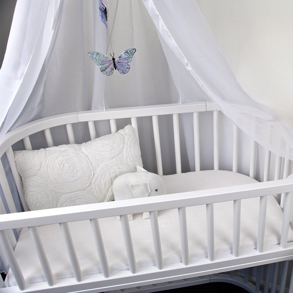 babybay-himmel-cotton-mit-schleife-passend-f-r-alle-babybay-modelle-gr-n-wei image 4