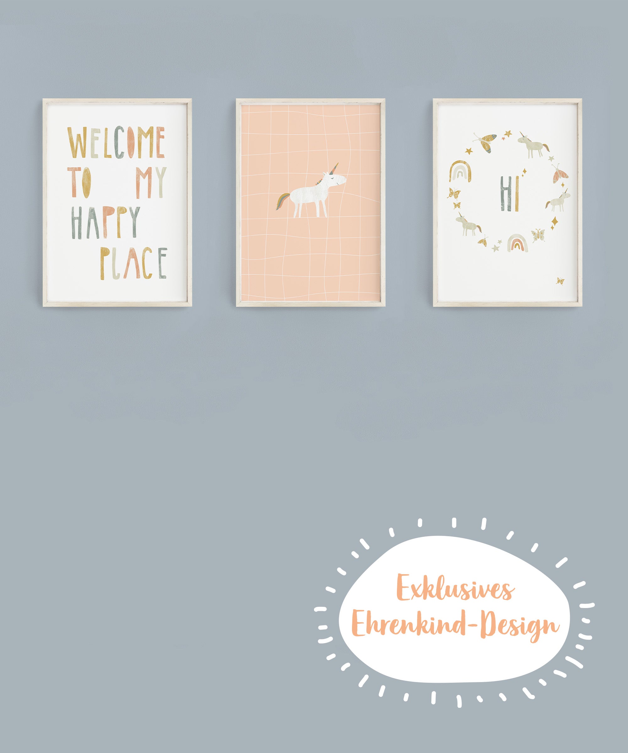 ehrenkind-poster-set-f-rs-kinderzimmer-3-handillustrierte-a4-kunstdrucke-auf-rec image 6