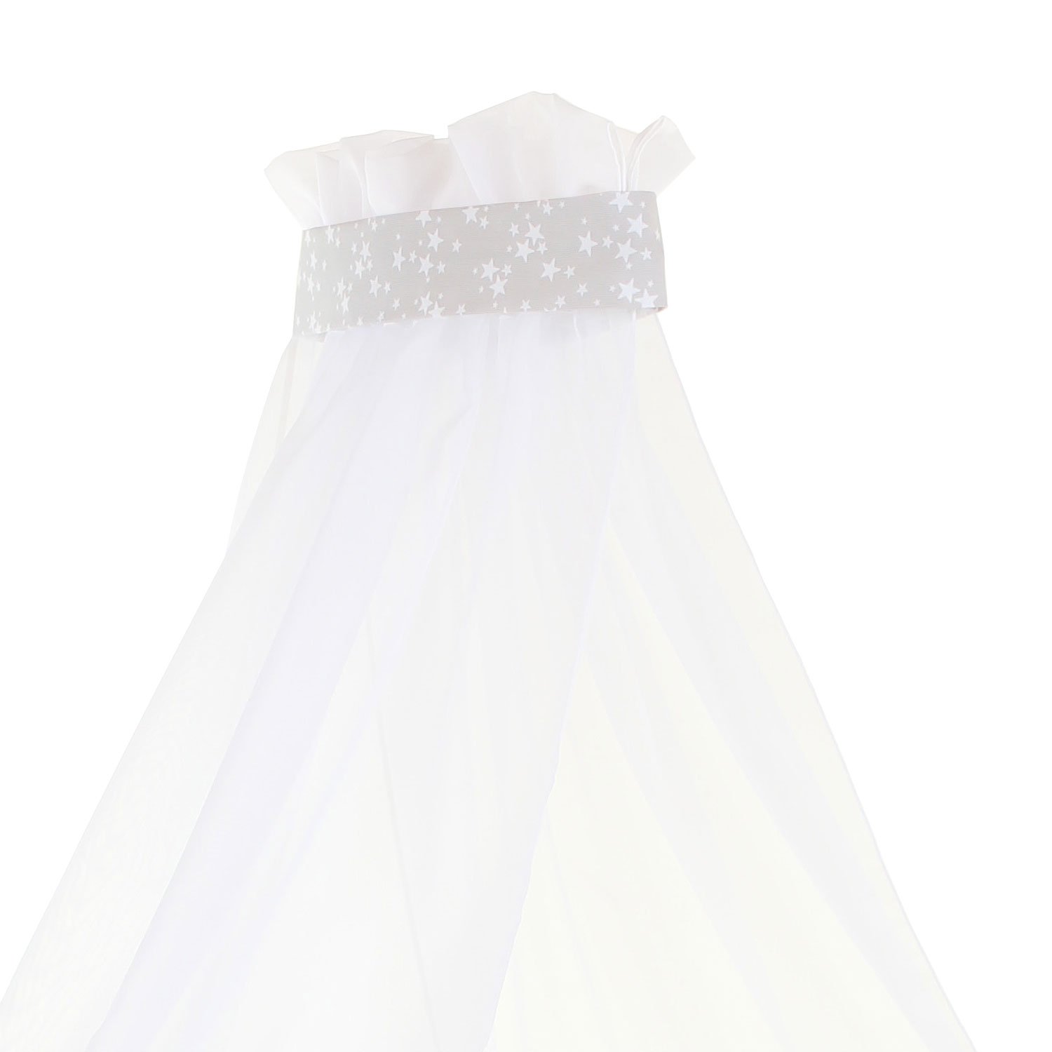 babybay-himmel-piqu-mit-band-f-r-alle-modelle-bis-96-cm-l-nge-perlgrau-sterne-we image 1