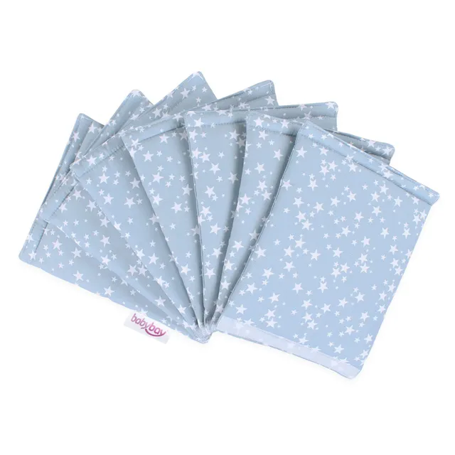 babybay-nestchen-ultrafresh-piqu-passend-f-r-modell-azurblau-sterne-wei image 1