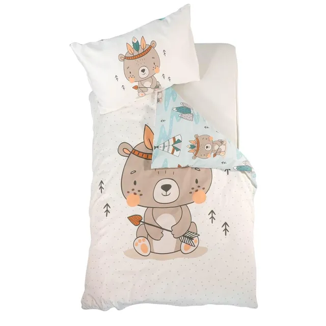 puckdaddy-kinderbettw-sche-set-mare-kleiner-b-r-100x135cm-blau-mehrfarbig-oeko-t image 1