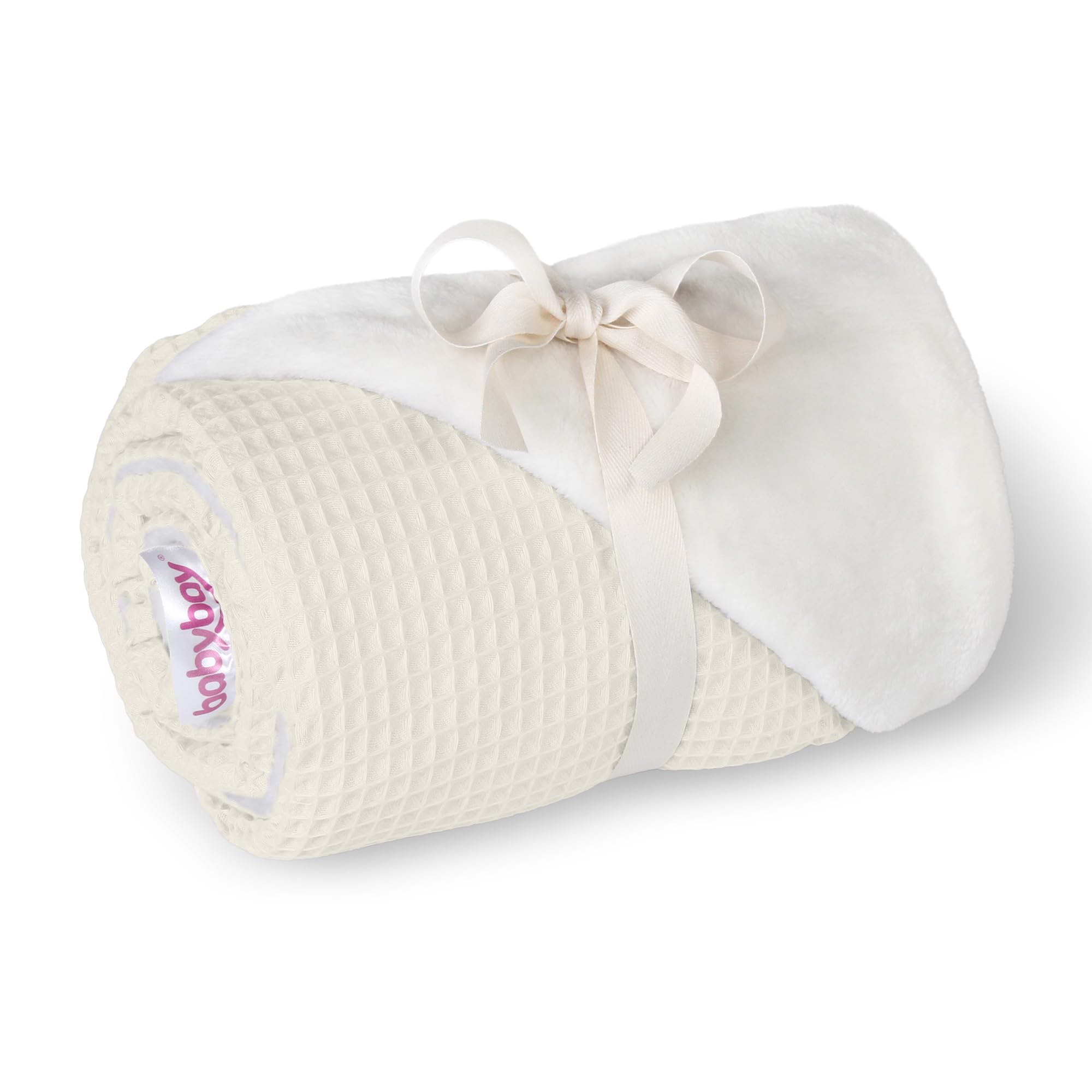 babybay-kuscheldecke-hellgrau-sterne-wei-100-x-75-cm-microfaserflausch image 5