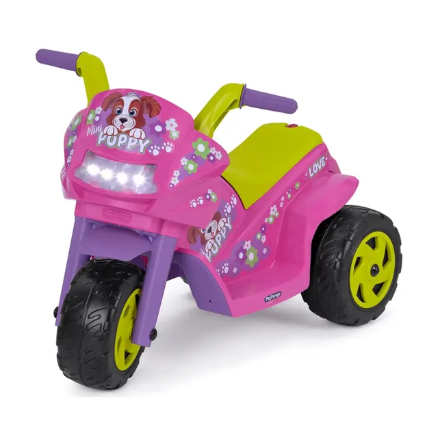 peg-perego-mini-puppy-elektromotorrad-ab-1-jahr-6v-akku-led-scheinwerfer-hupe-mu image 1