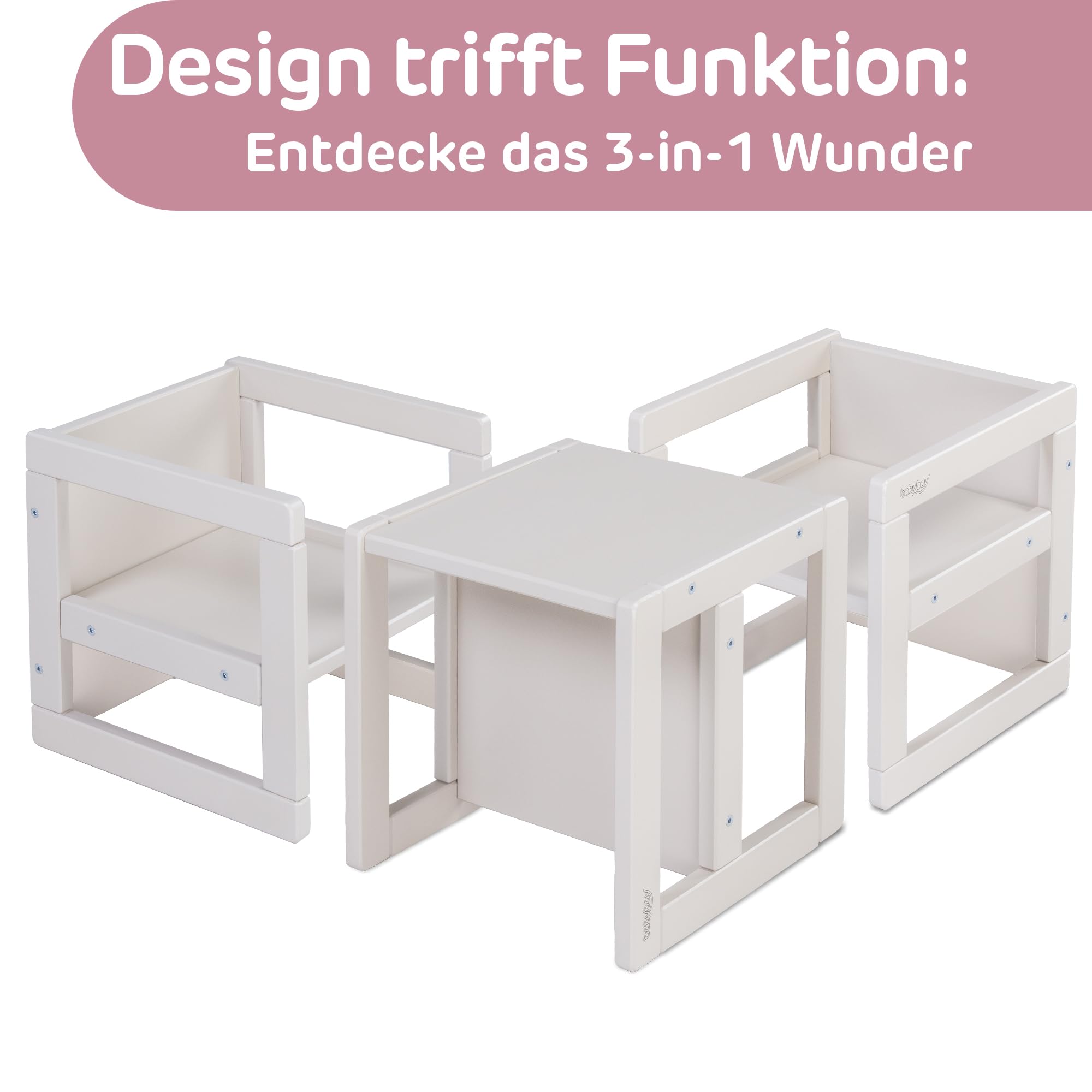 babybay-sitzhocker-littlefoot-3-in-1-kinderstuhl-tisch-aus-massivbuche-3-sitzh-h image 3