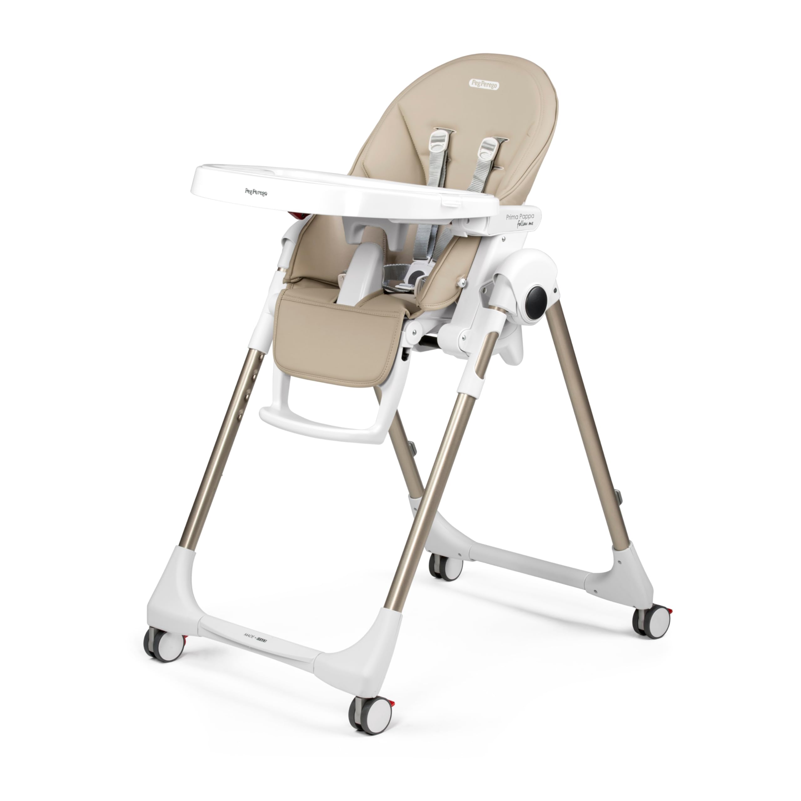 peg-perego-prima-pappa-follow-me-hochstuhl-neigbar-faltbar-mit-4-r-dern-f-r-0-3- image 1