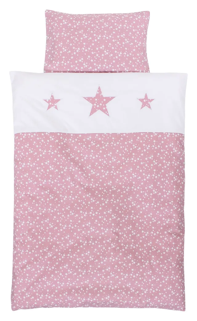 babybay-piqu-bettw-sche-berry-stars-2-teiliges-kinderbettw-sche-set-100x135-cm-4 image 1