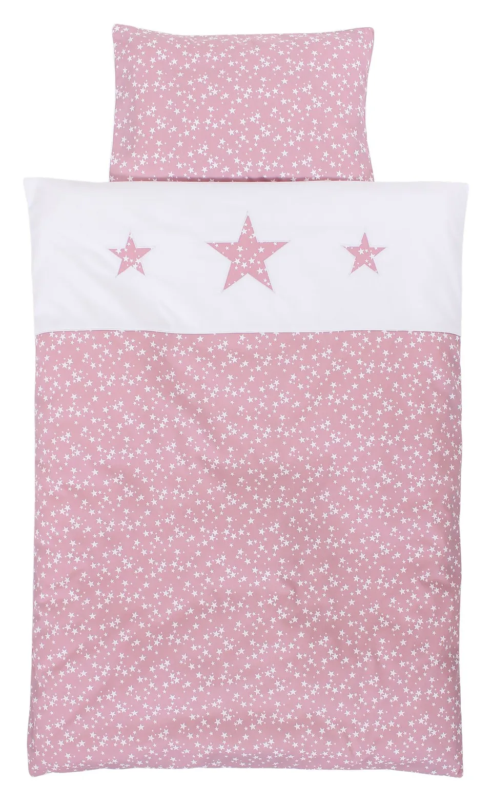 babybay-piqu-bettw-sche-berry-stars-2-teiliges-kinderbettw-sche-set-100x135-cm-4 image 1