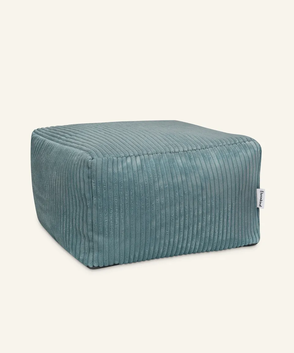 ehrenkind-sitzsack-pouf-eckig-aus-cord-formstabiler-hocker-f-rs-kinderzimmer image 1