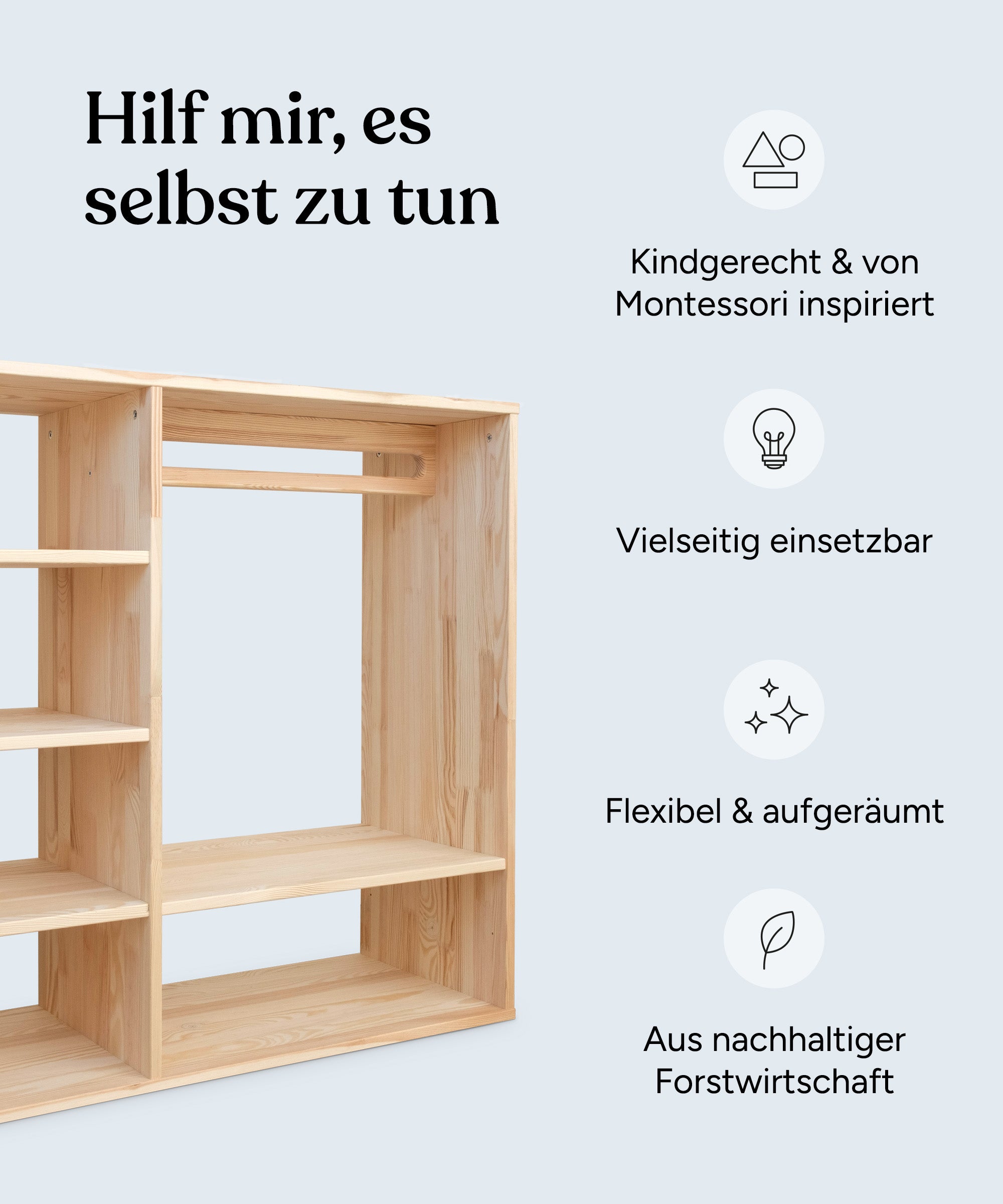 ehrenkind-montessori-kleiderschrank-kiefer-kinderzimmerschrank-zur-selbstst-ndig image 4