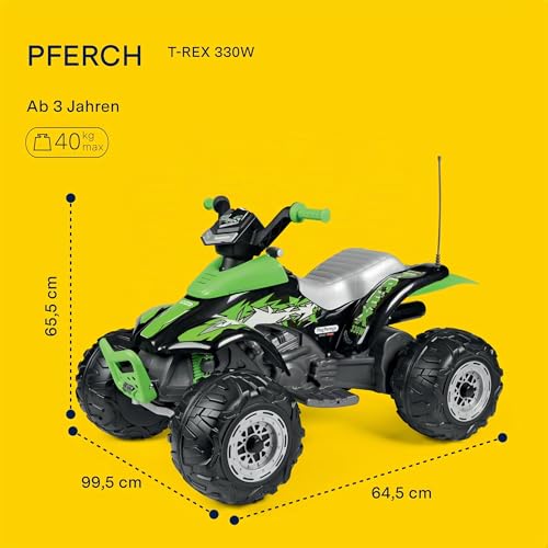 peg-perego-corral-t-rex-330w-elektrisches-kinderquad-mit-12v-akku-led-lichtern-u image 8