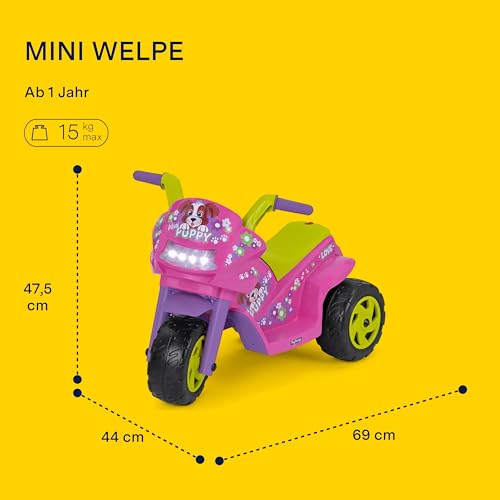 peg-perego-mini-puppy-elektromotorrad-ab-1-jahr-6v-akku-led-scheinwerfer-hupe-mu image 8