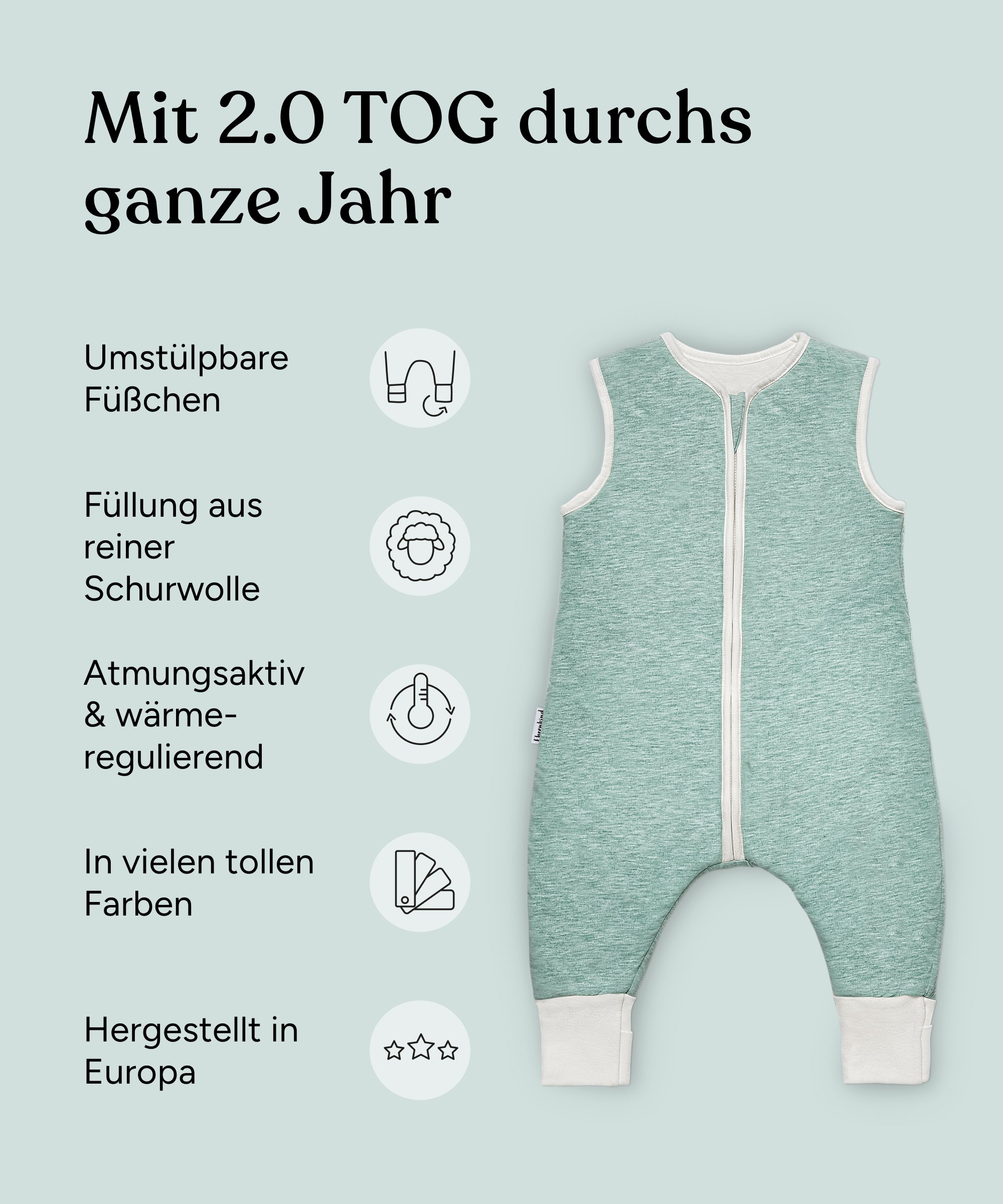 ehrenkind-schlafsack-mit-beinen-2-0-tog-wollf-llung-bio-baumwolle-ganzj-hrig image 3