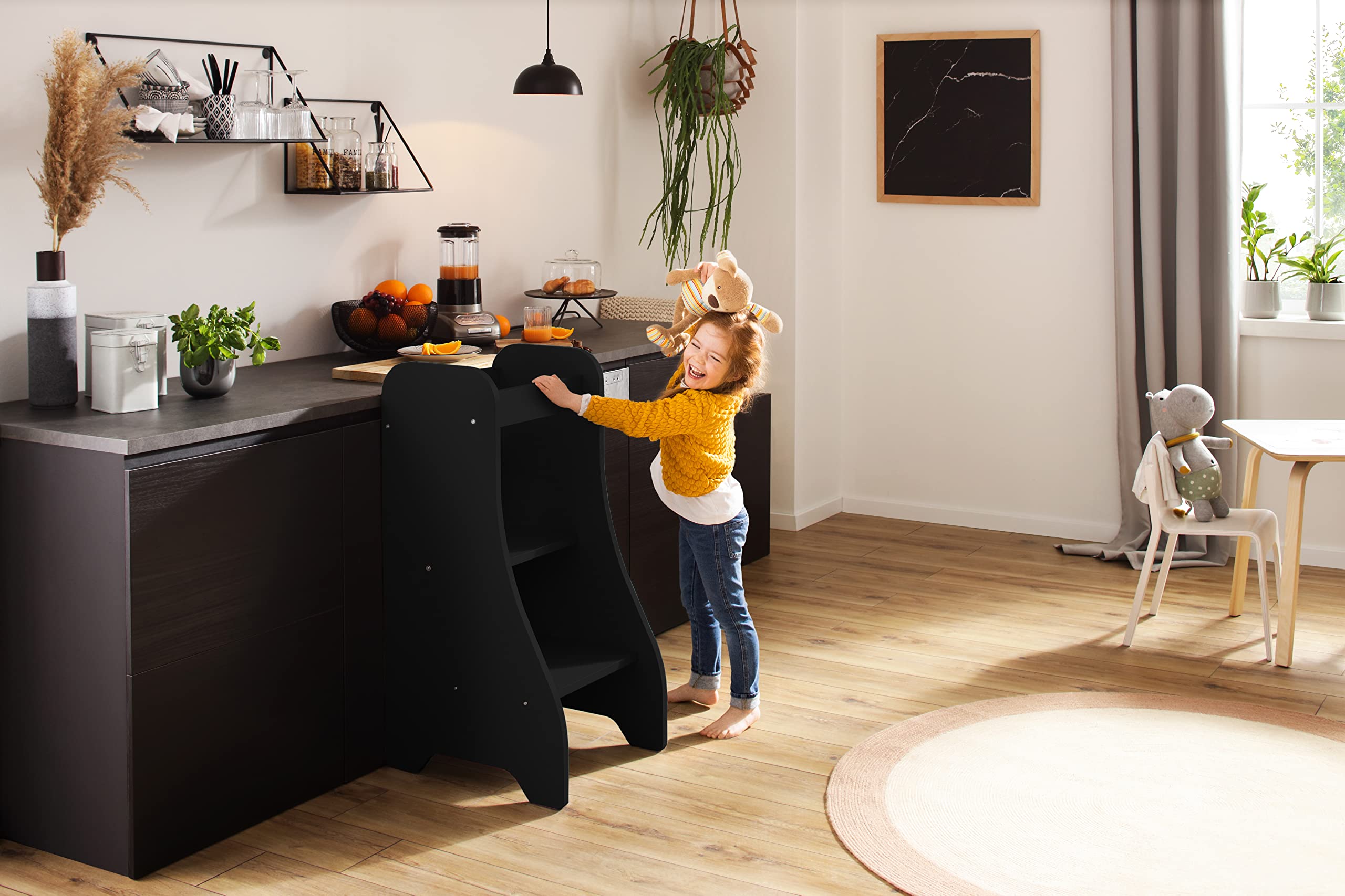 puckdaddy-entdeckerturm-turmine-43-x-50-x-94-cm-kinder-hochstand-aus-mdf-in-schw image 3