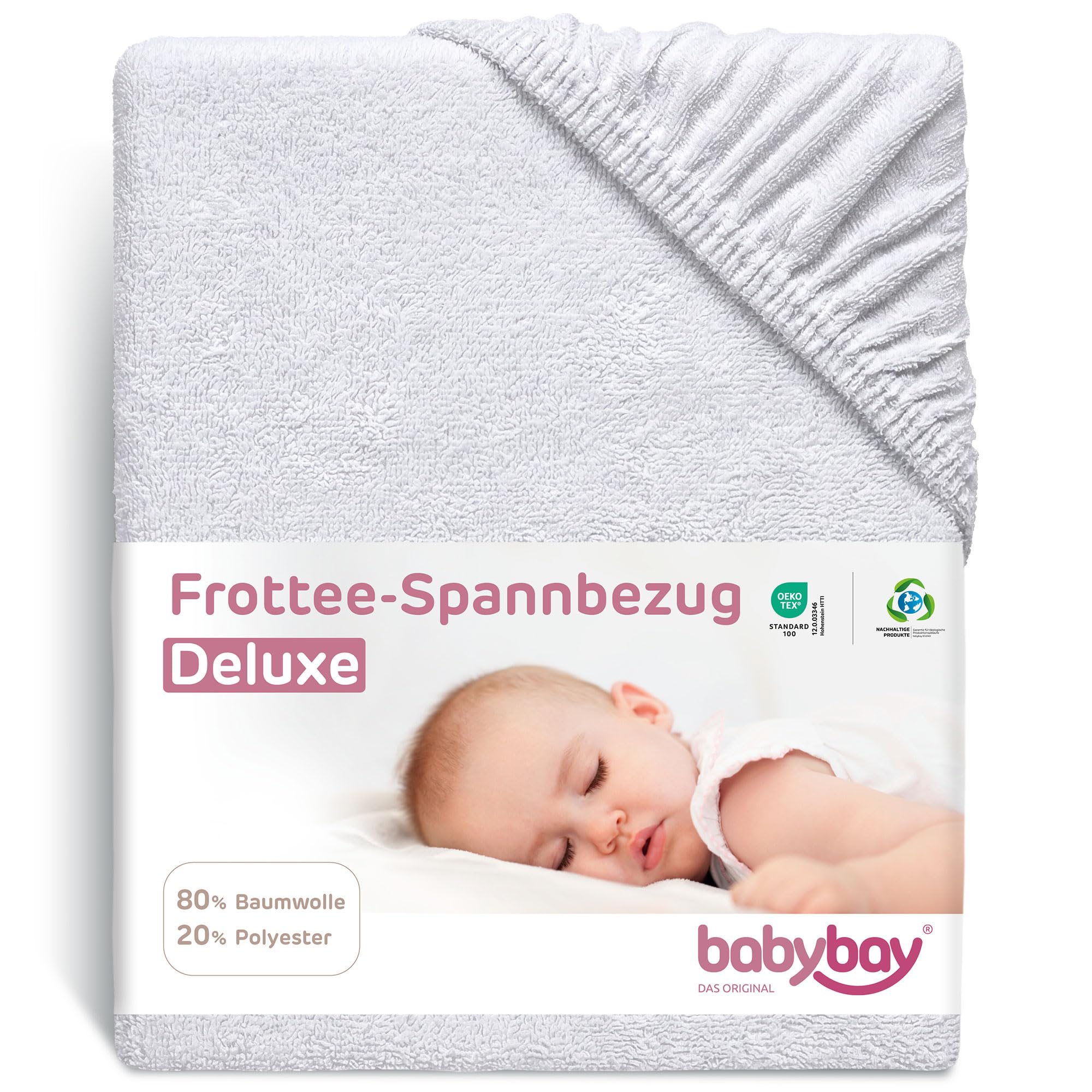 babybay-frottee-spannbetttuch-passend-f-r-beistellbett-original-wei-81-x-42-cm image 1