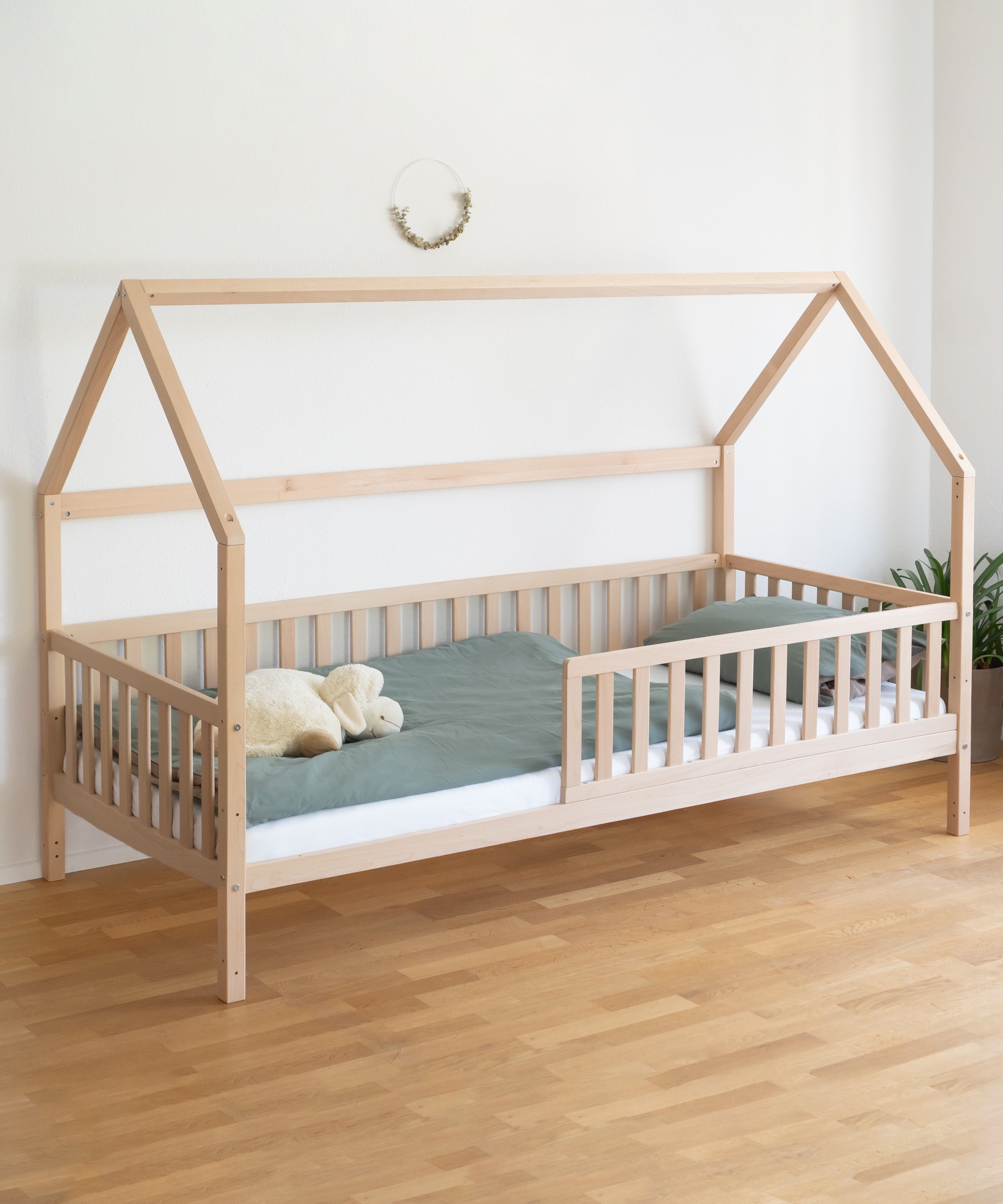 ehrenkind-hausbett-livo-buche-b-ware-gem-tliches-kinderbett-in-hausform image 2