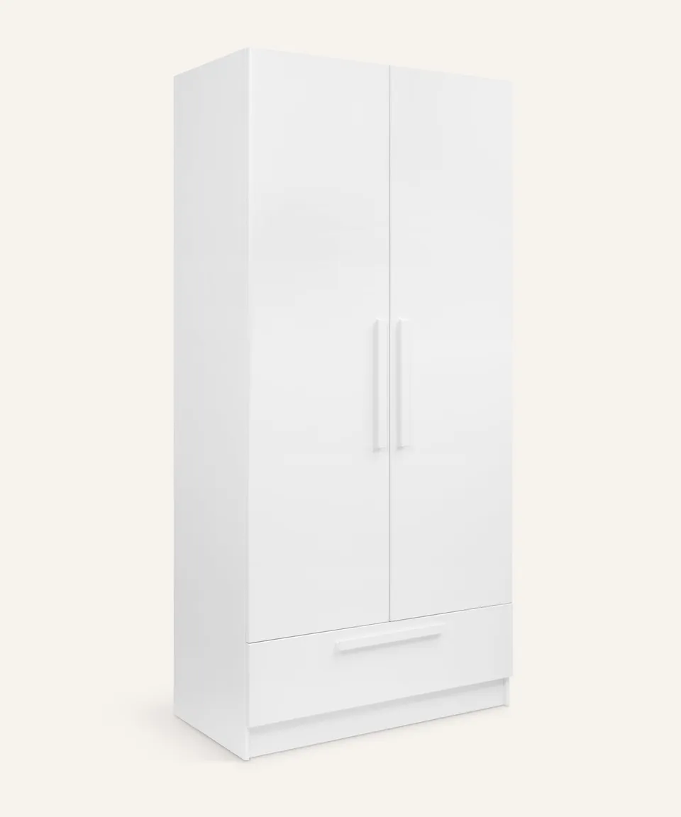 ehrenkind-kleiderschrank-linia-mit-schublade-kiefer-wei-100-cm image 1