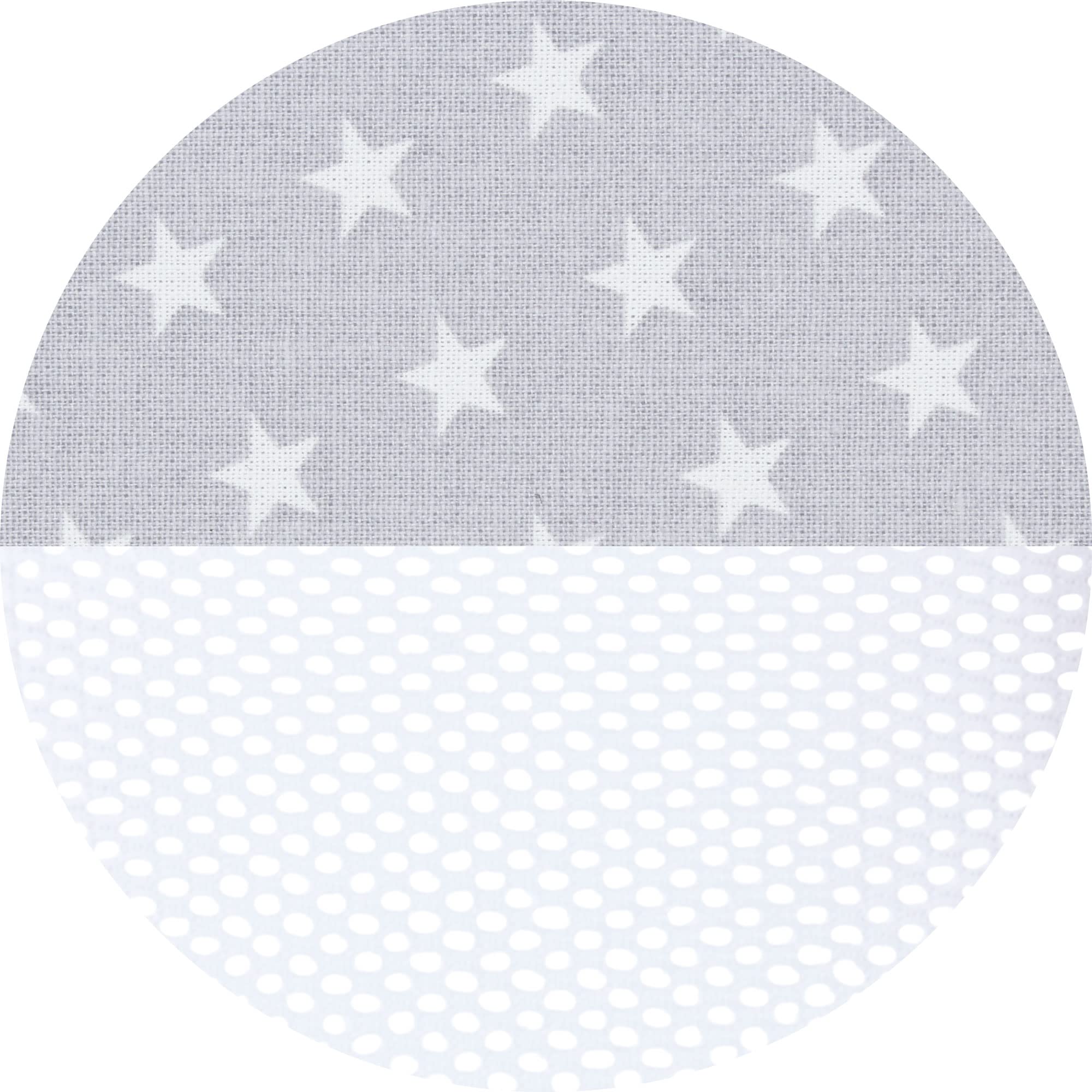 babybay-nestchen-mesh-f-r-modell-original-lichtgrau-sterne-wei image 4