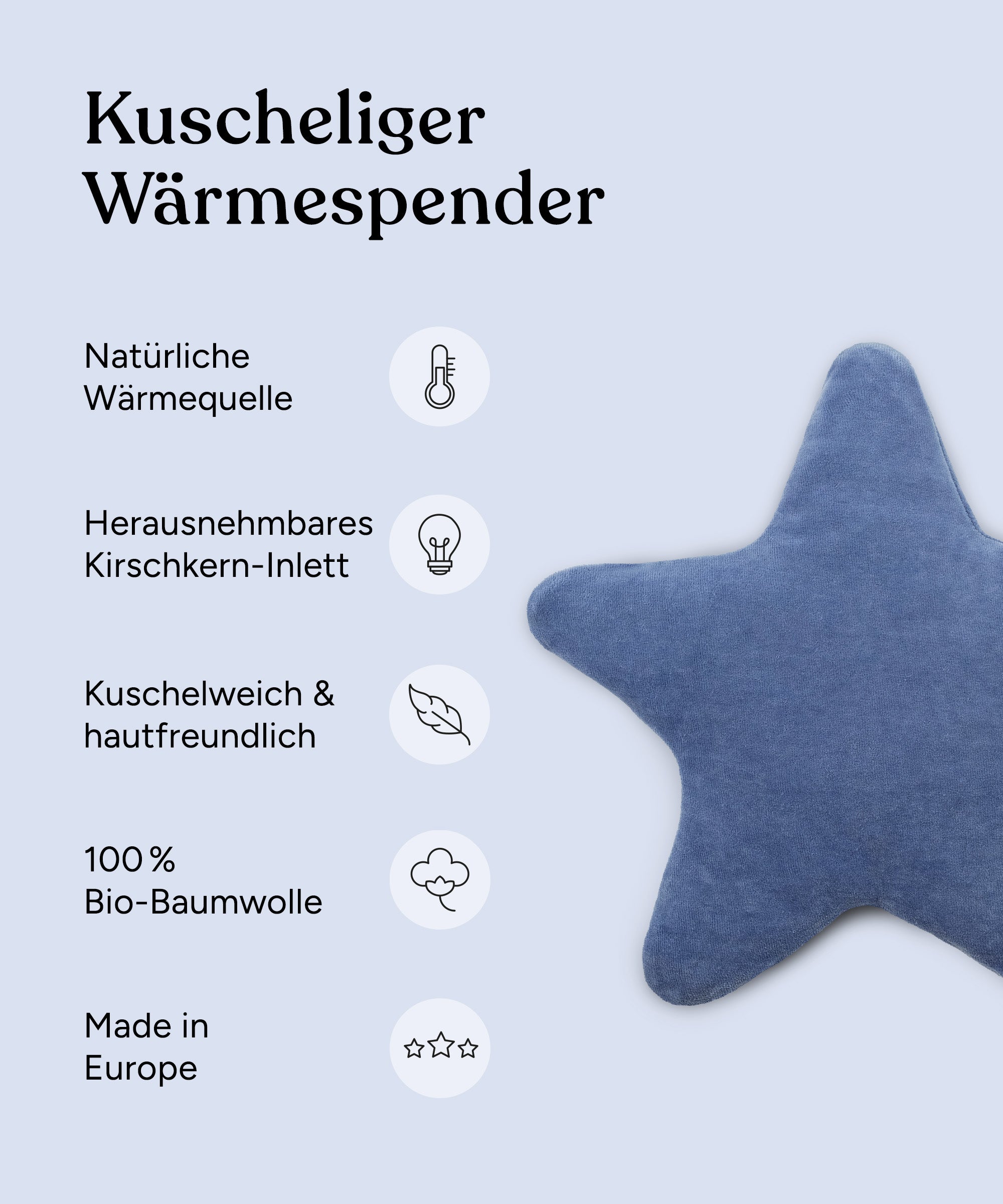 ehrenkind-w-rmekissen-stern-kirschkern-b-ware-kuscheliges-w-rmekissen image 3