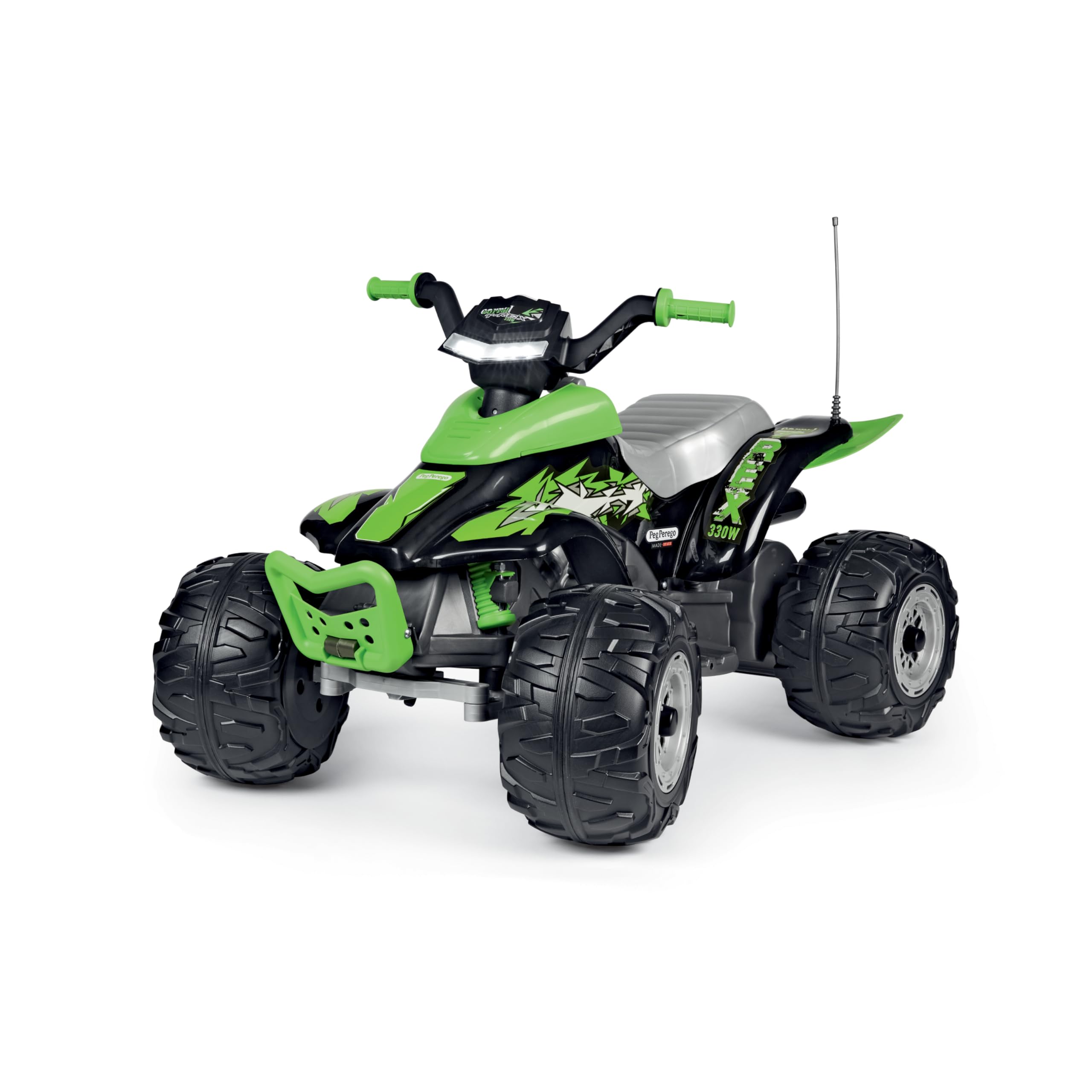 peg-perego-corral-t-rex-330w-elektrisches-kinderquad-mit-12v-akku-led-lichtern-u image 1