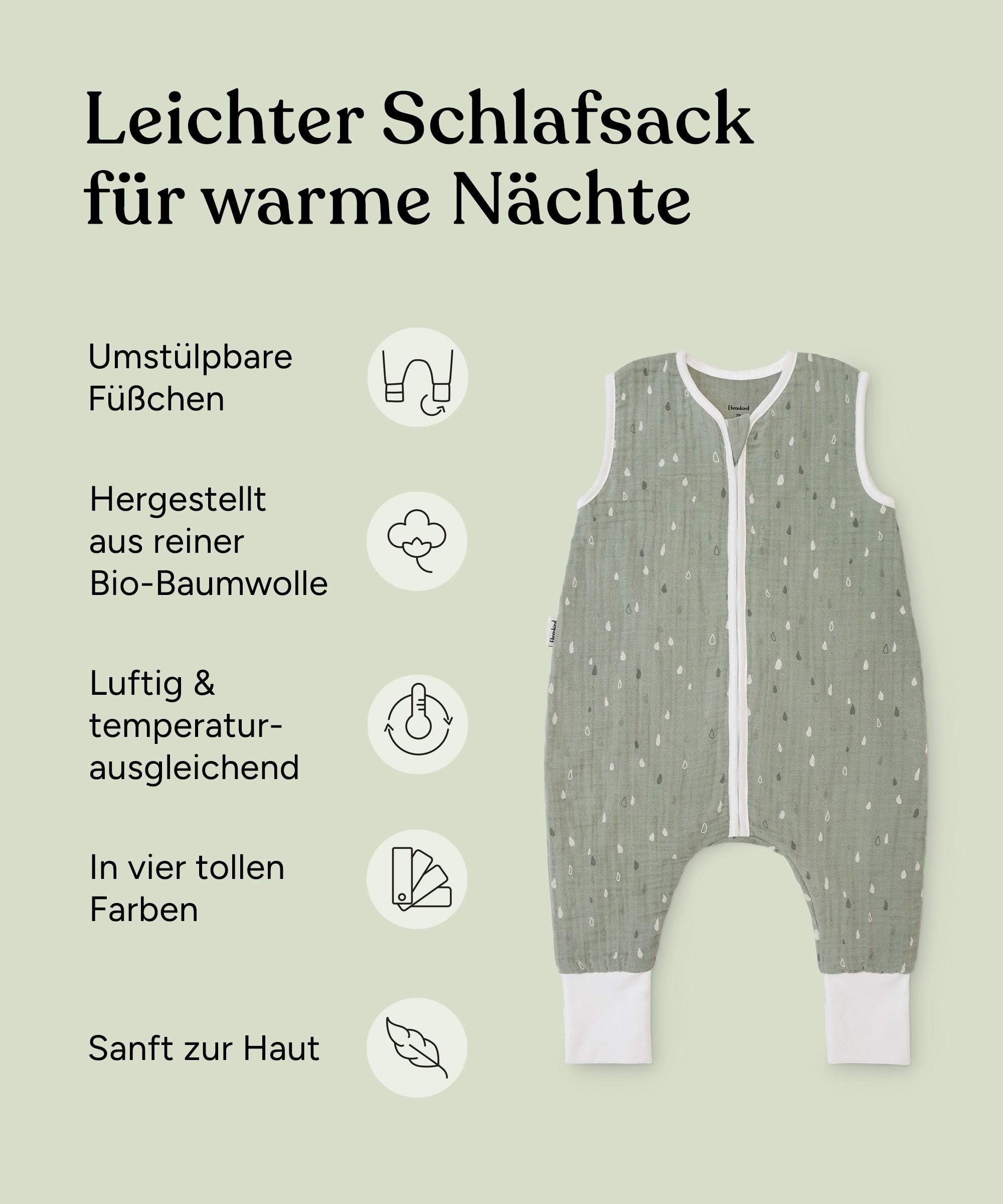 ehrenkind-2er-pack-schlafsack-mit-beinen-sommer-0-5-tog-musselin image 3
