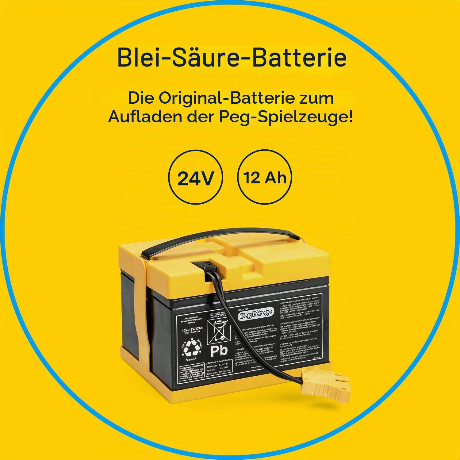 peg-perego-akku-24v-12ah-mit-elektroanschluss-original-ersatzakku image 2