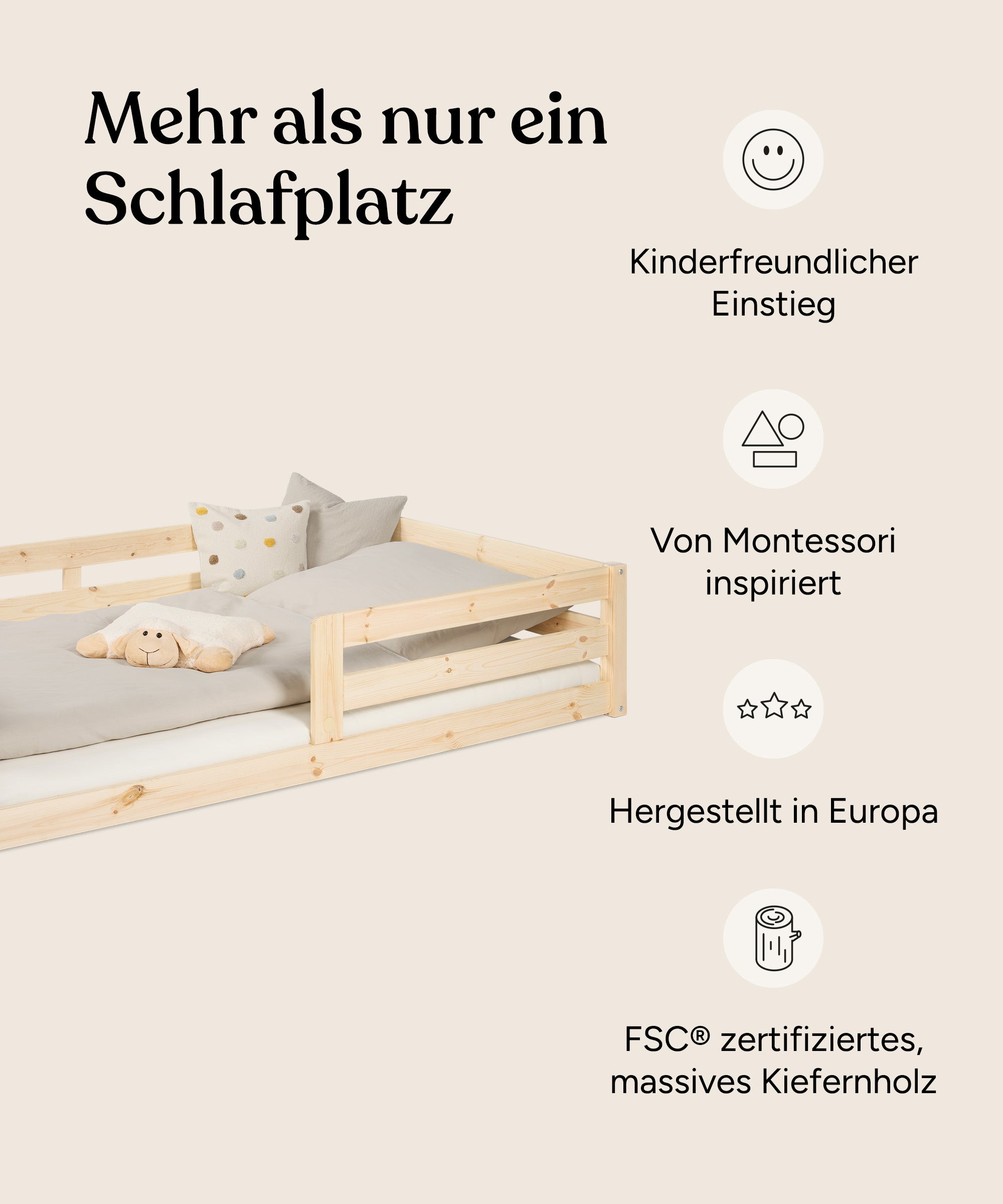 ehrenkind-bodenbett-sona-aus-fsc-kiefernholz-natur-bodentief-mit-rausfallschutz- image 3