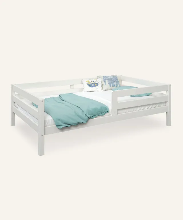 ehrenkind-kinderbett-sona-kiefer-wei-fsc-zertifiziert-mit-rausfallschutz image 1