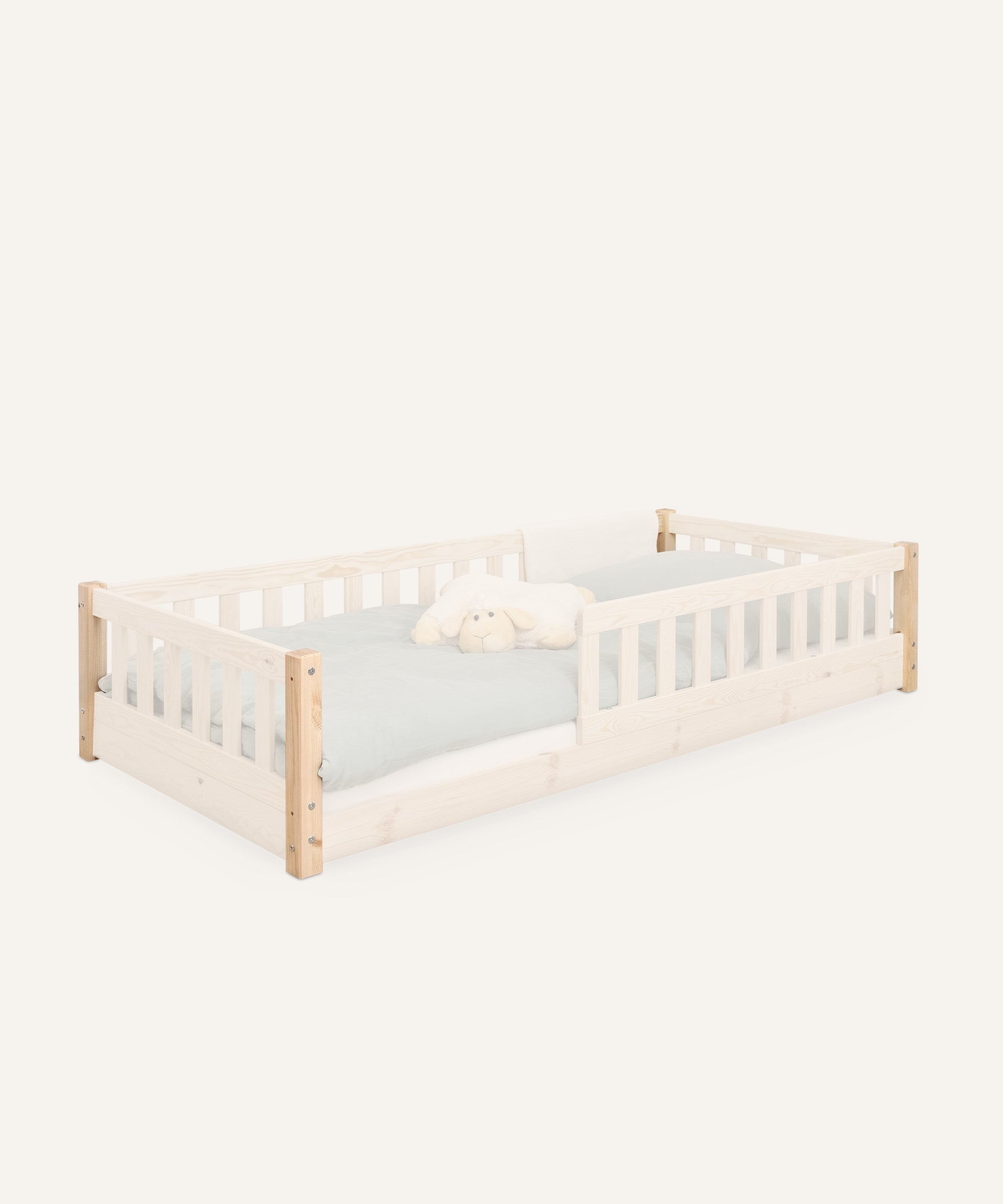 ehrenkind-umbauset-lille-aus-kiefer-zum-bodenbett-b-ware image 1