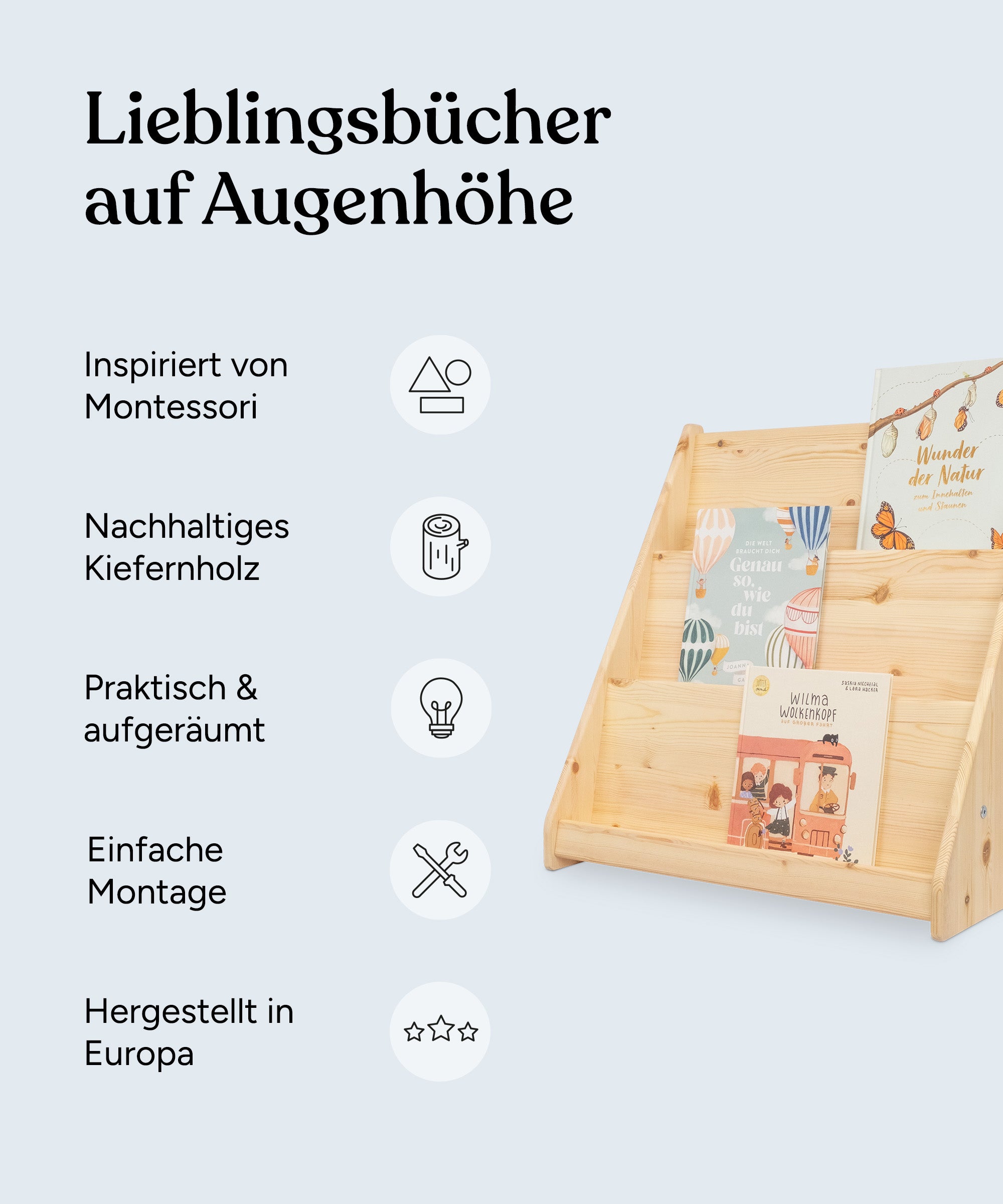 ehrenkind-montessori-b-cherregal-aus-kiefernholz image 3