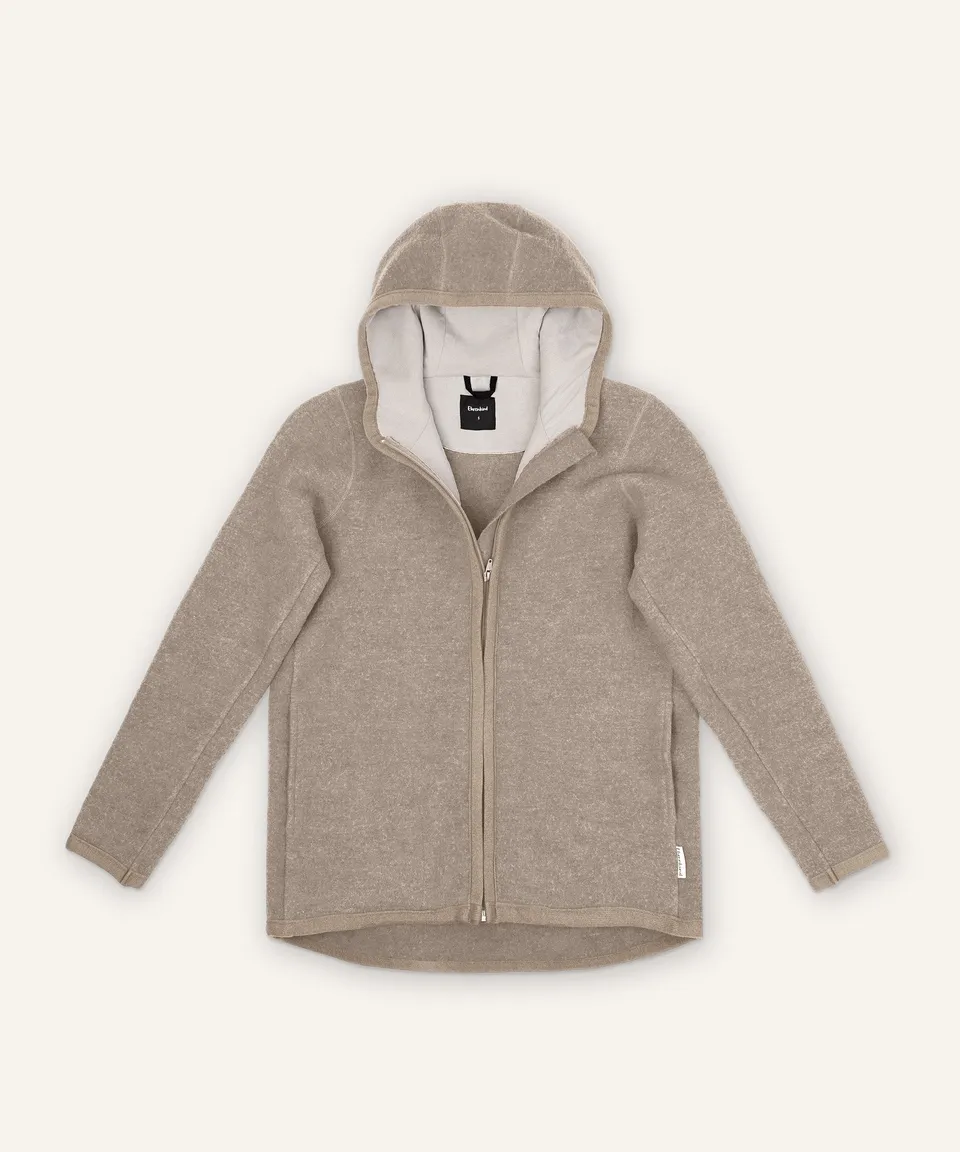 ehrenkind-damen-walkjacke-aus-merino-schurwolle-mit-kapuze-und-taschen image 1