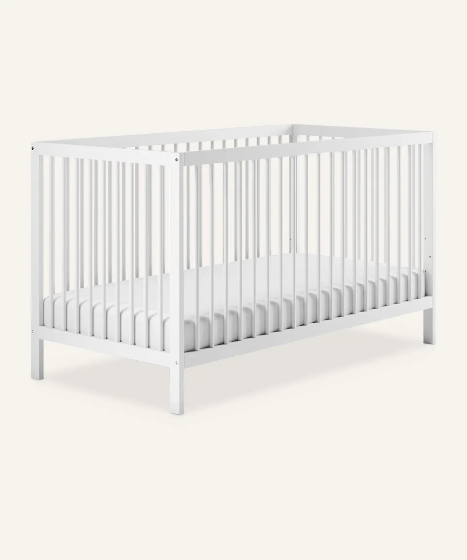 ehrenkind-babybett-pur-wei-massivbuche-9-fach-h-henverstellbar-beistellbett-funk image 1
