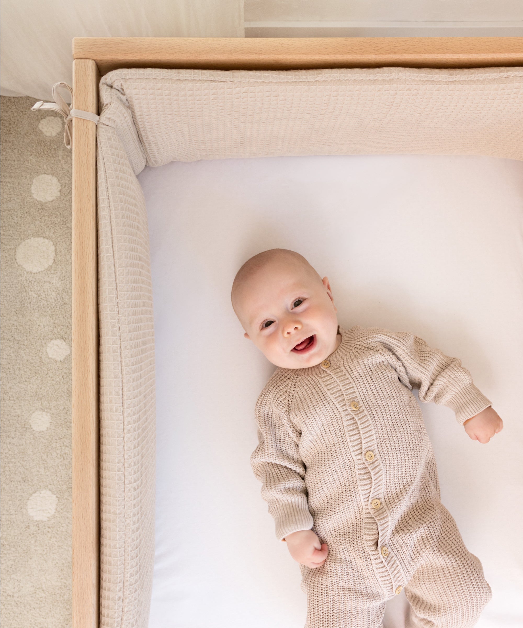 ehrenkind-bettumrandung-f-rs-babybett-waffelpiqu-aus-bio-baumwolle image 7