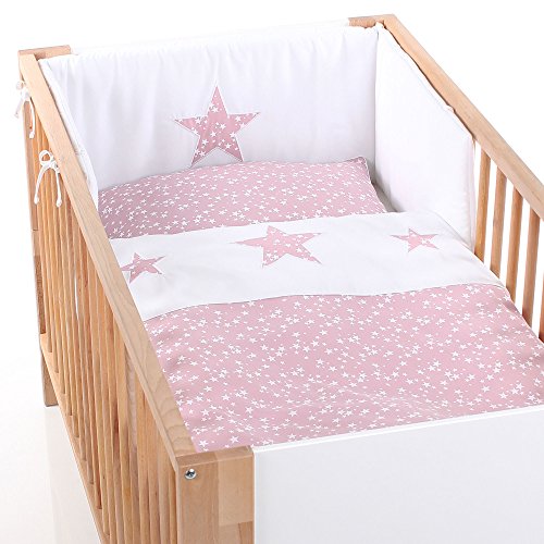 babybay-piqu-bettw-sche-berry-stars-2-teiliges-kinderbettw-sche-set-100x135-cm-4 image 7