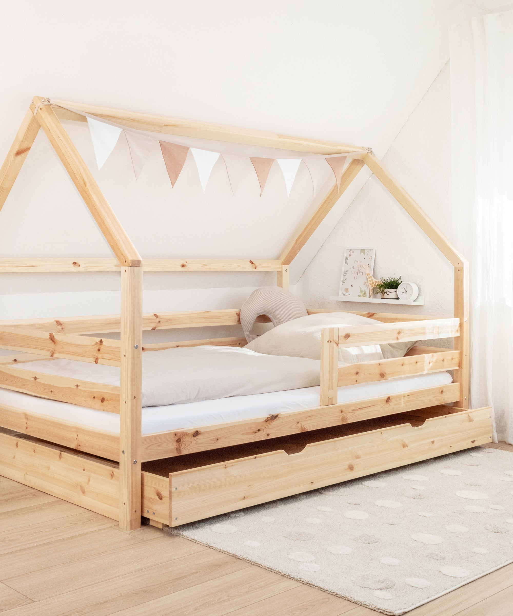 ehrenkind-hausbett-sona-kiefer-natur-h-henverstellbares-2-in-1-kinderbett-mit-ra image 8