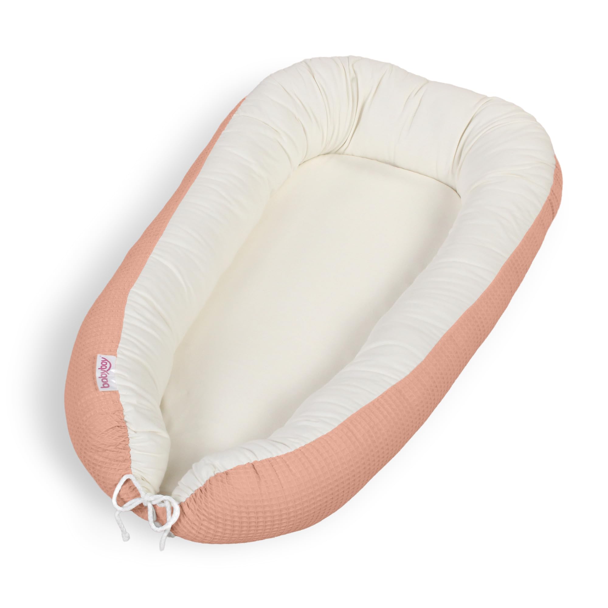 babybay-kuschelnest-perlgrau-sterne-wei-gr-e-einstellbar-f-r-babybay-kinderwagen image 8