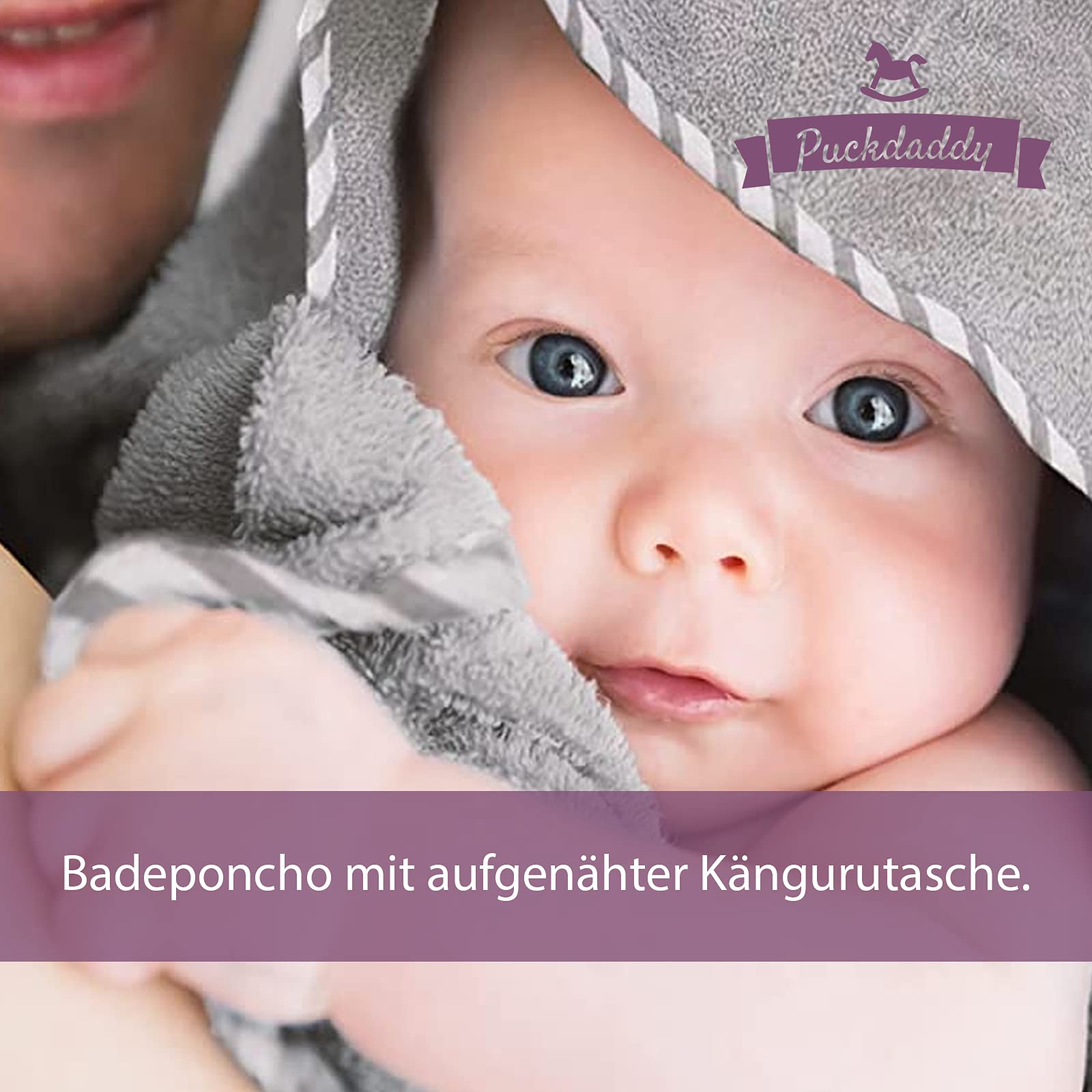 puckdaddy-badeponcho-57-x-84-cm-baby-poncho-mit-kapuze-100-baumwolle-frottee-oek image 4