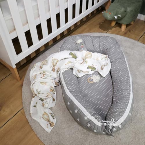 puckdaddy-babydecke-alva-musselin-safari-design-100x120-cm image 5