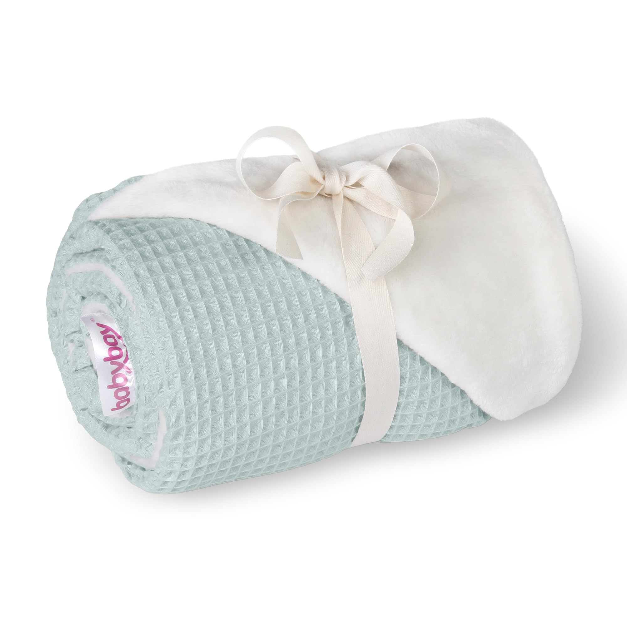 babybay-kuscheldecke-hellgrau-sterne-wei-100-x-75-cm-microfaserflausch image 8