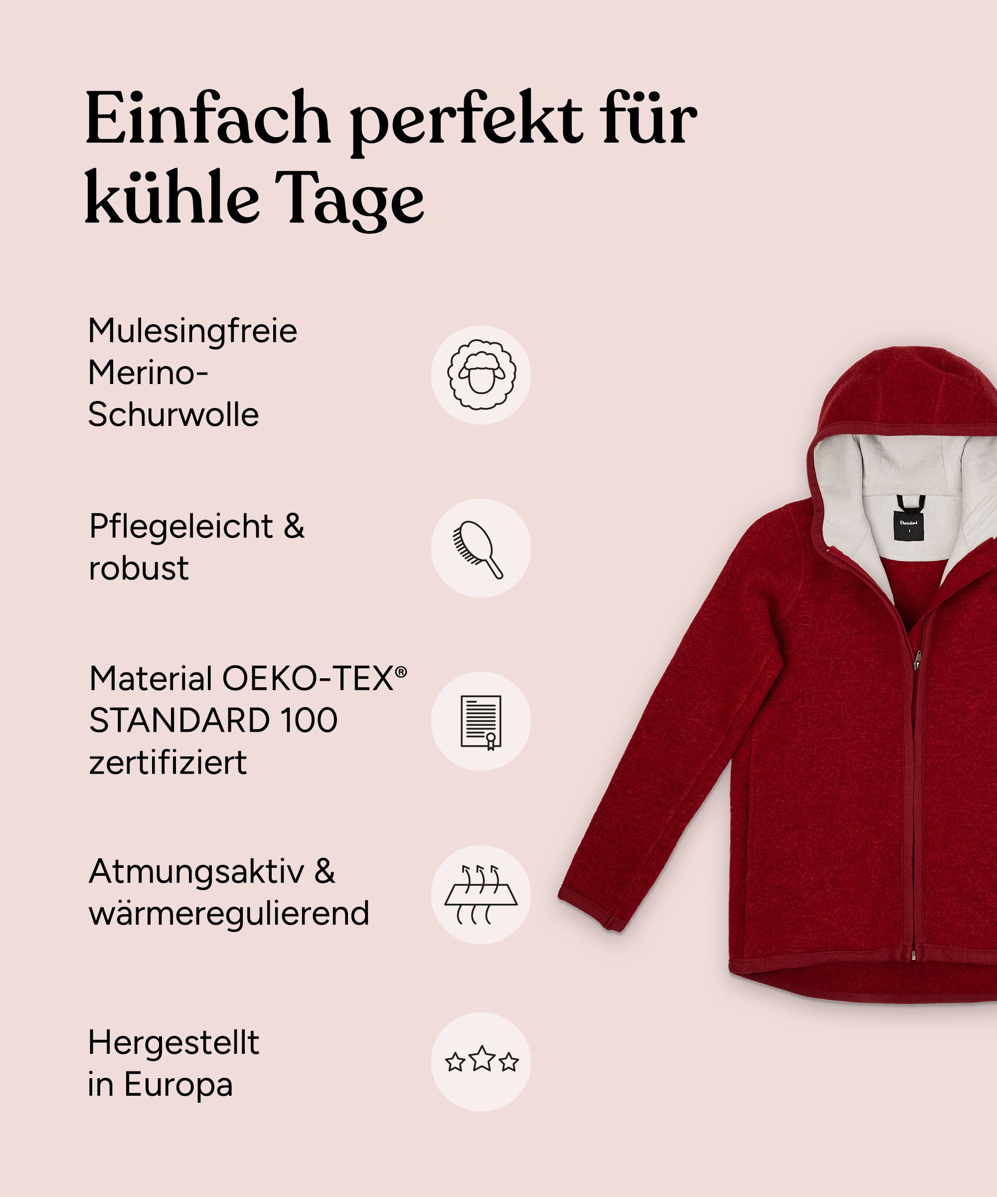 ehrenkind-damen-walkjacke-aus-merino-schurwolle-mit-kapuze-und-taschen image 3