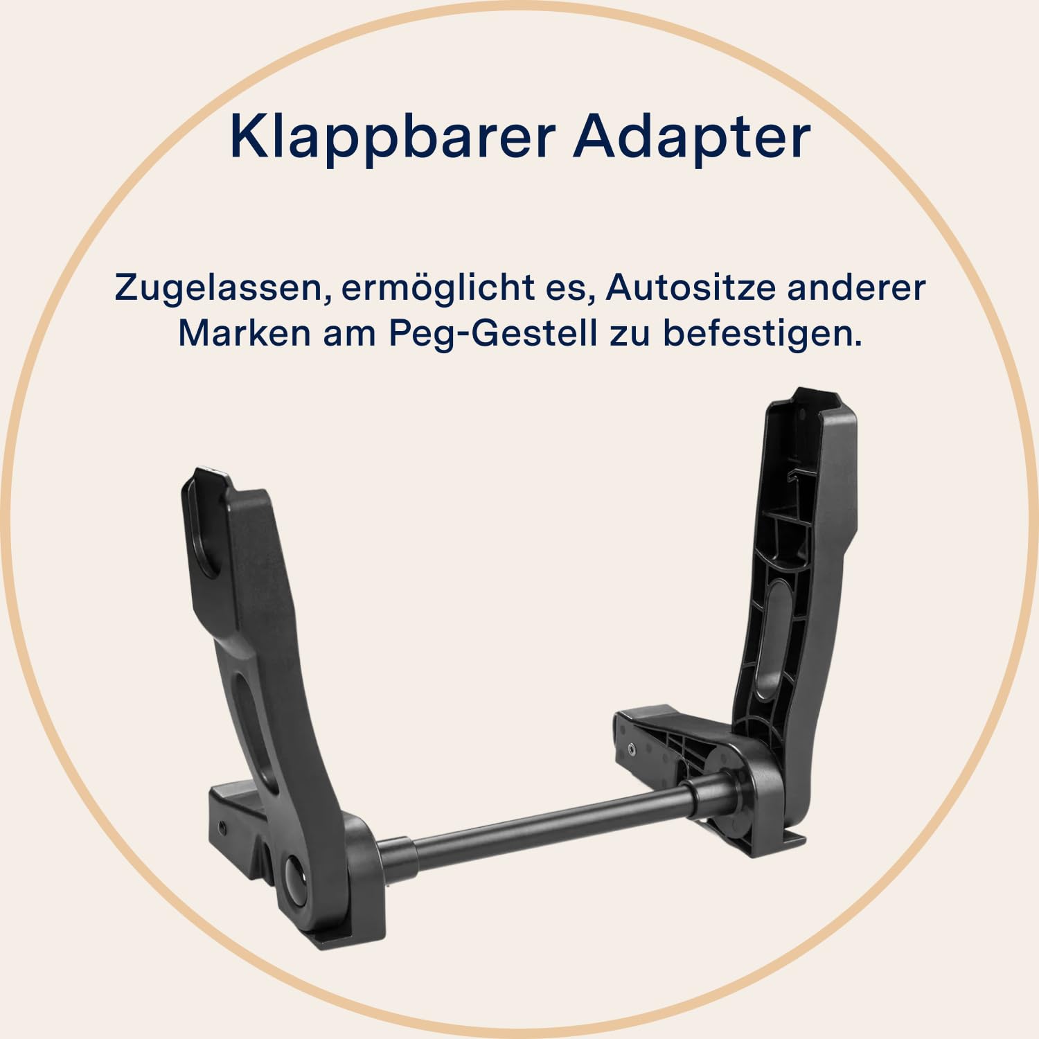 peg-perego-foldable-adapter-for-car-seat-faltbarer-universal-adapter-kompatibel- image 2