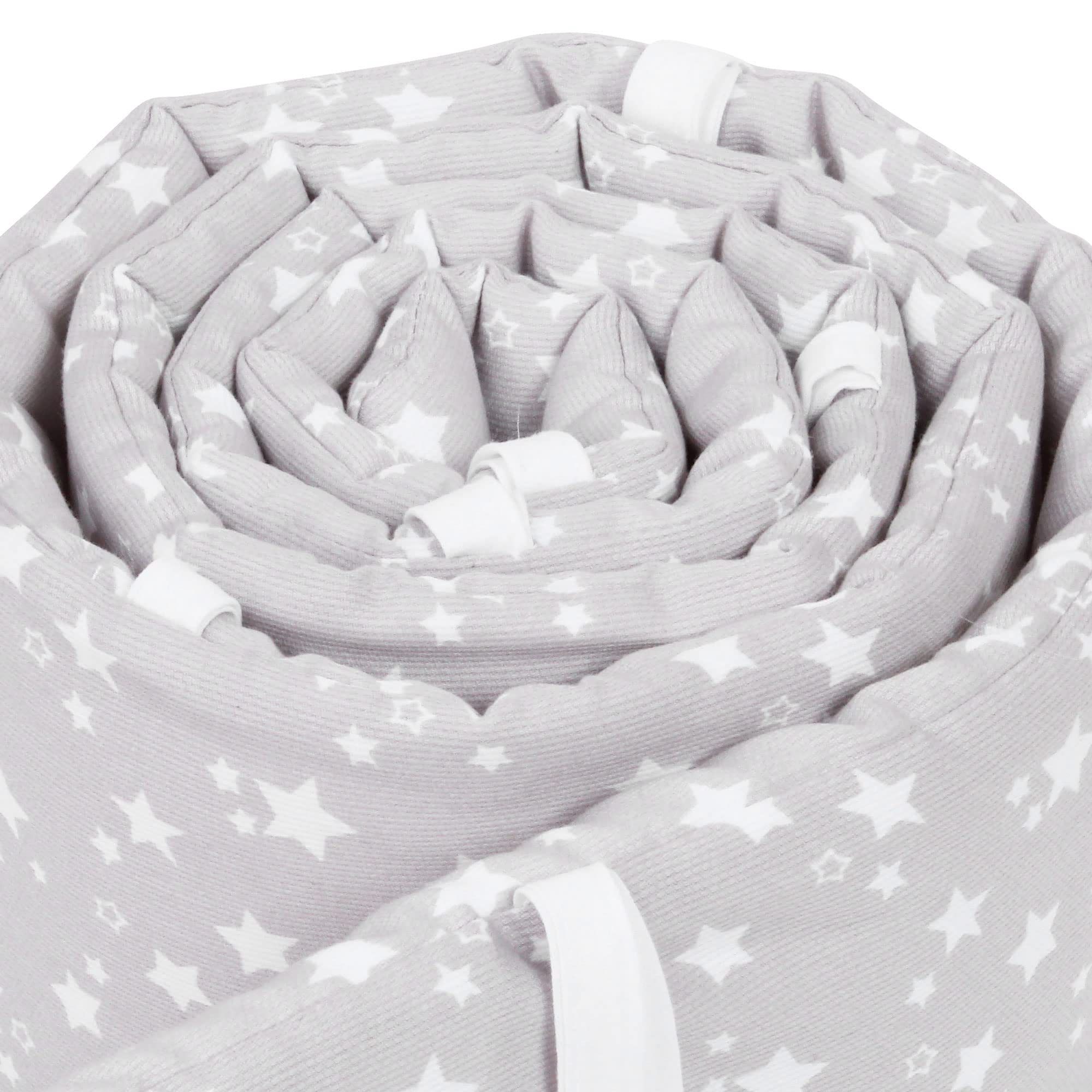 babybay-nestchen-mesh-piqu-bettumrandung-f-r-beistellbett-original-perlgrau-ster image 2