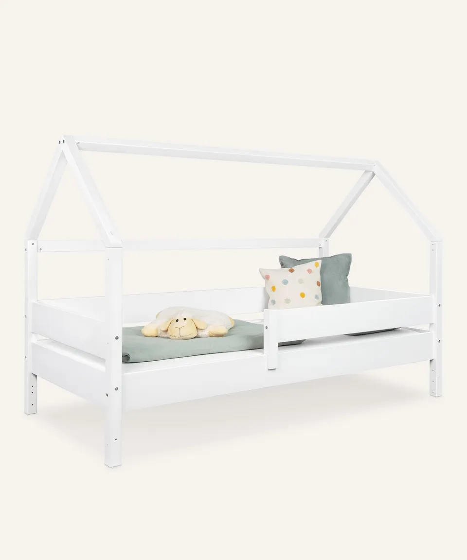ehrenkind-hausbett-nova-b-ware-buche-wei-teilvormontiert-112-99-statt-349-90 image 1