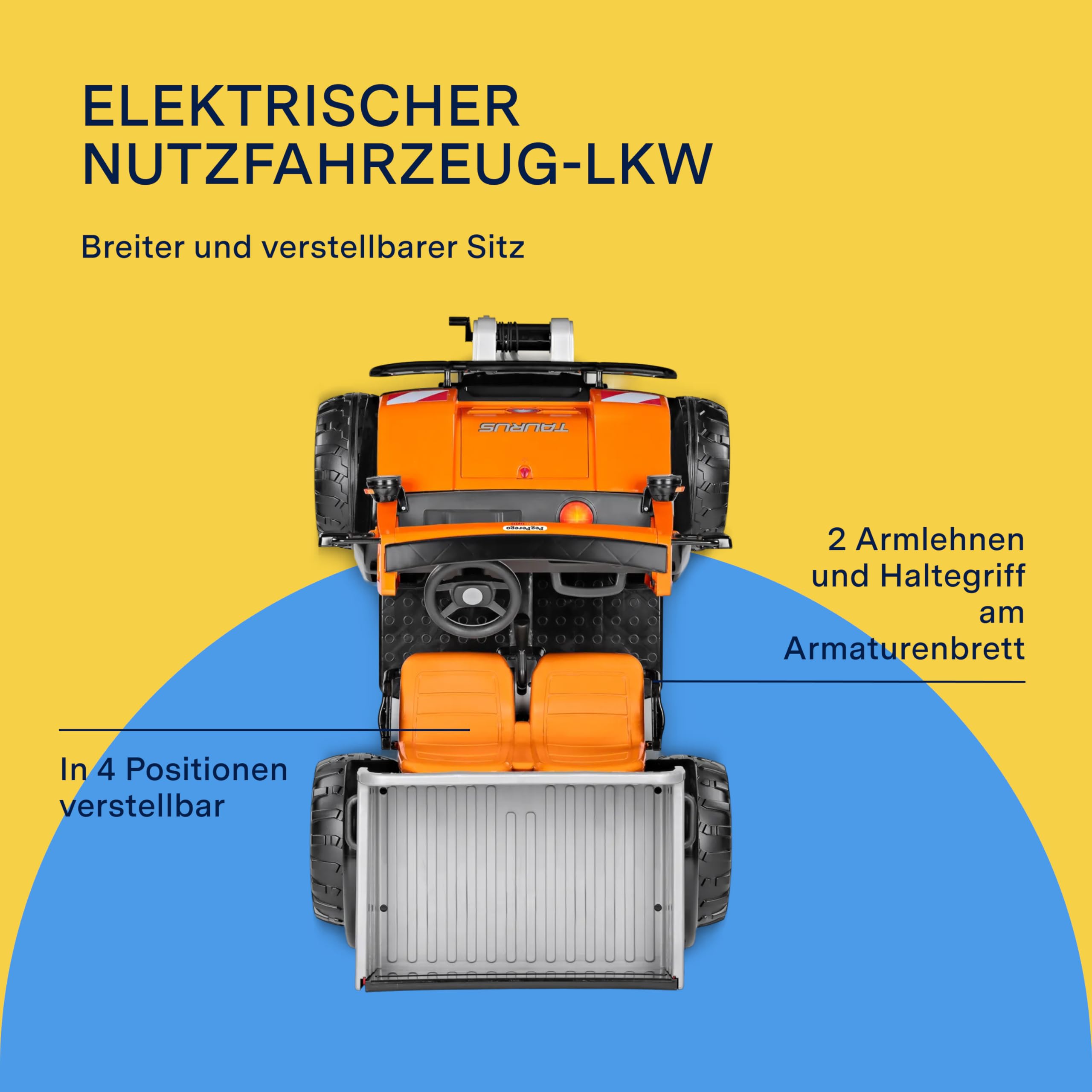 peg-perego-taurus-elektro-nutzfahrzeug-zum-draufsitzen-12-v-akku-350-w-motor-2-g image 4