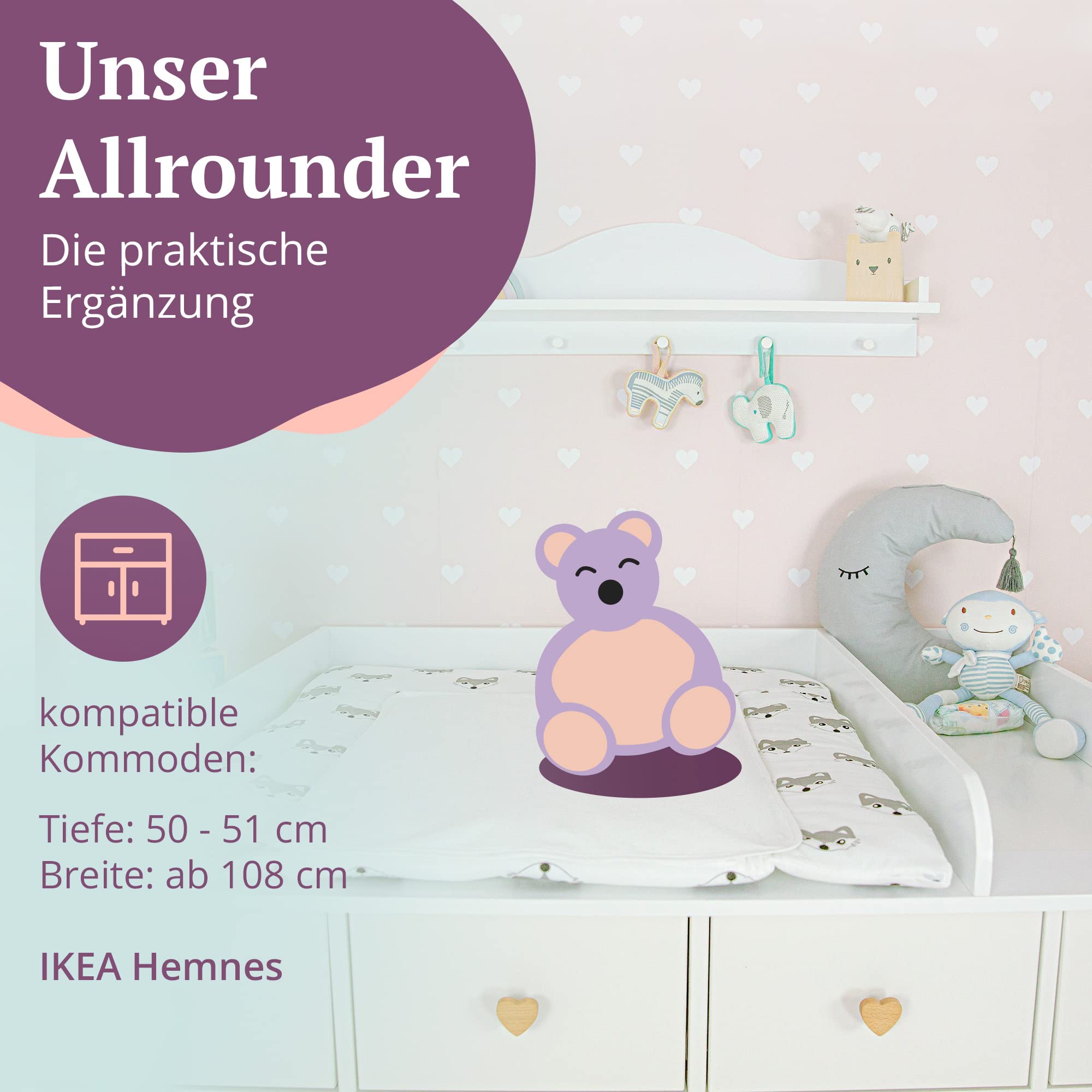 puckdaddy-kimi-xxl-wickelaufsatz-kompatibel-mit-ikea-hemnes-kommoden-u-108x80x10 image 4