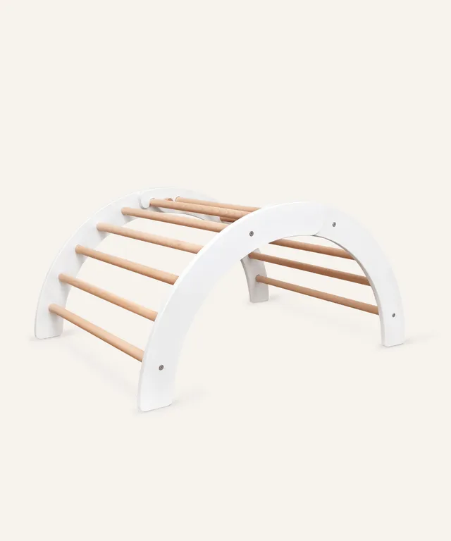 ehrenkind-kletterbogen-b-ware-natur-wei-motorikspielzeug-f-r-babys-und-kleinkind image 1