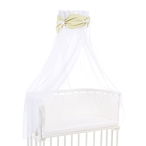 babybay-himmel-organic-cotton-mit-schleife-f-r-alle-modelle-lindgr-n-punkte-wei image 3