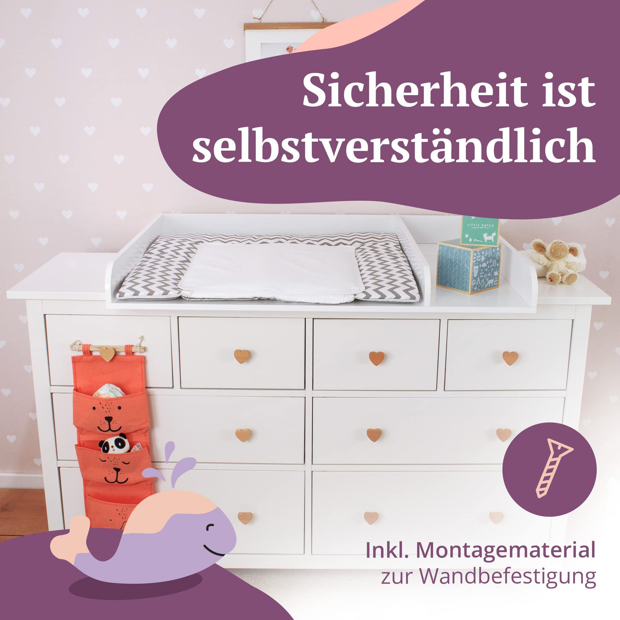 puckdaddy-kimi-xxl-wickelaufsatz-kompatibel-mit-ikea-hemnes-kommoden-u-108x80x10 image 5