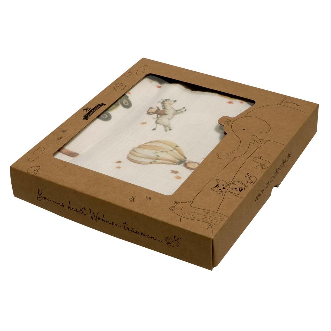 puckdaddy-babydecke-alva-musselin-safari-design-100x120-cm image 3