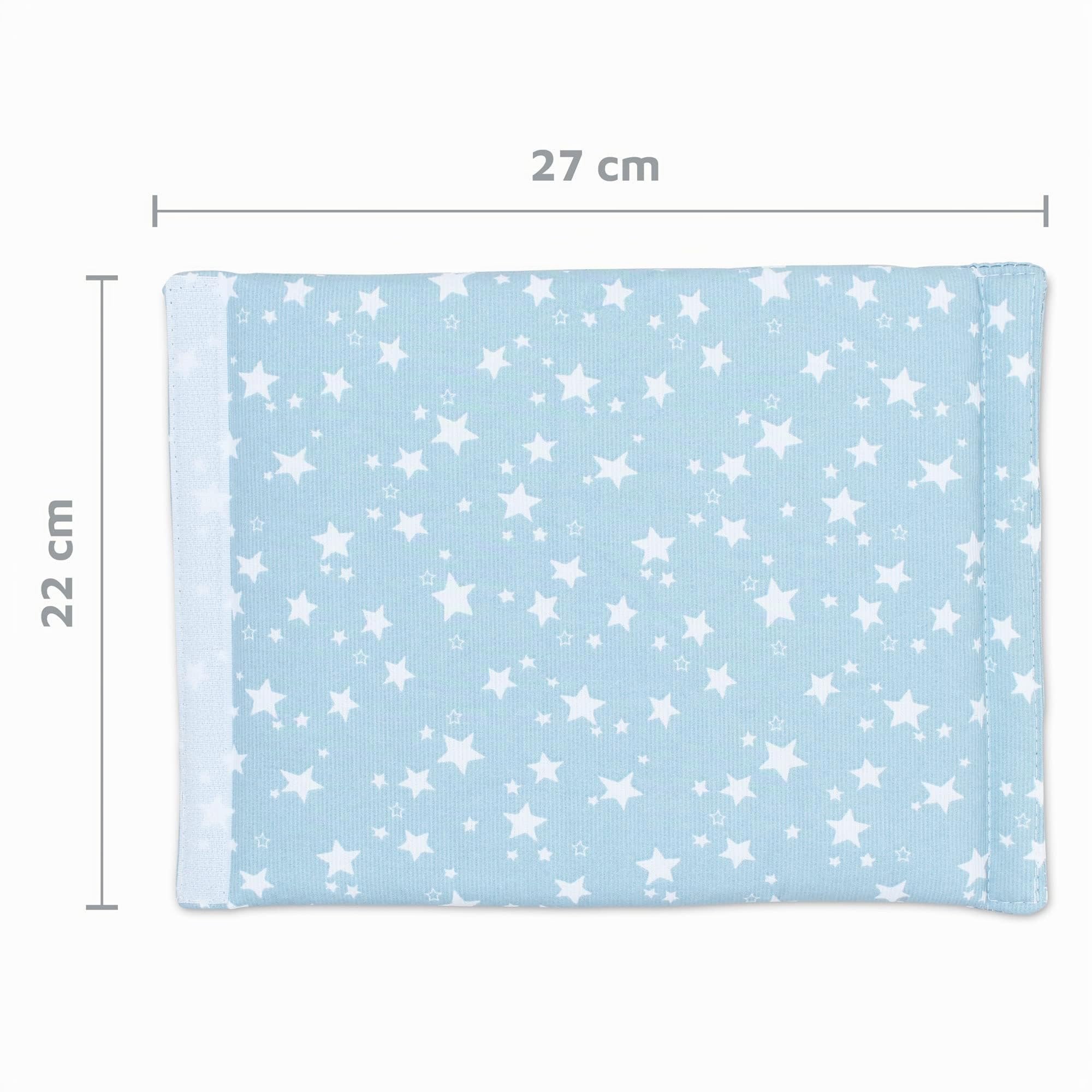 babybay-nestchen-ultrafresh-piqu-passend-f-r-modell-azurblau-sterne-wei image 6